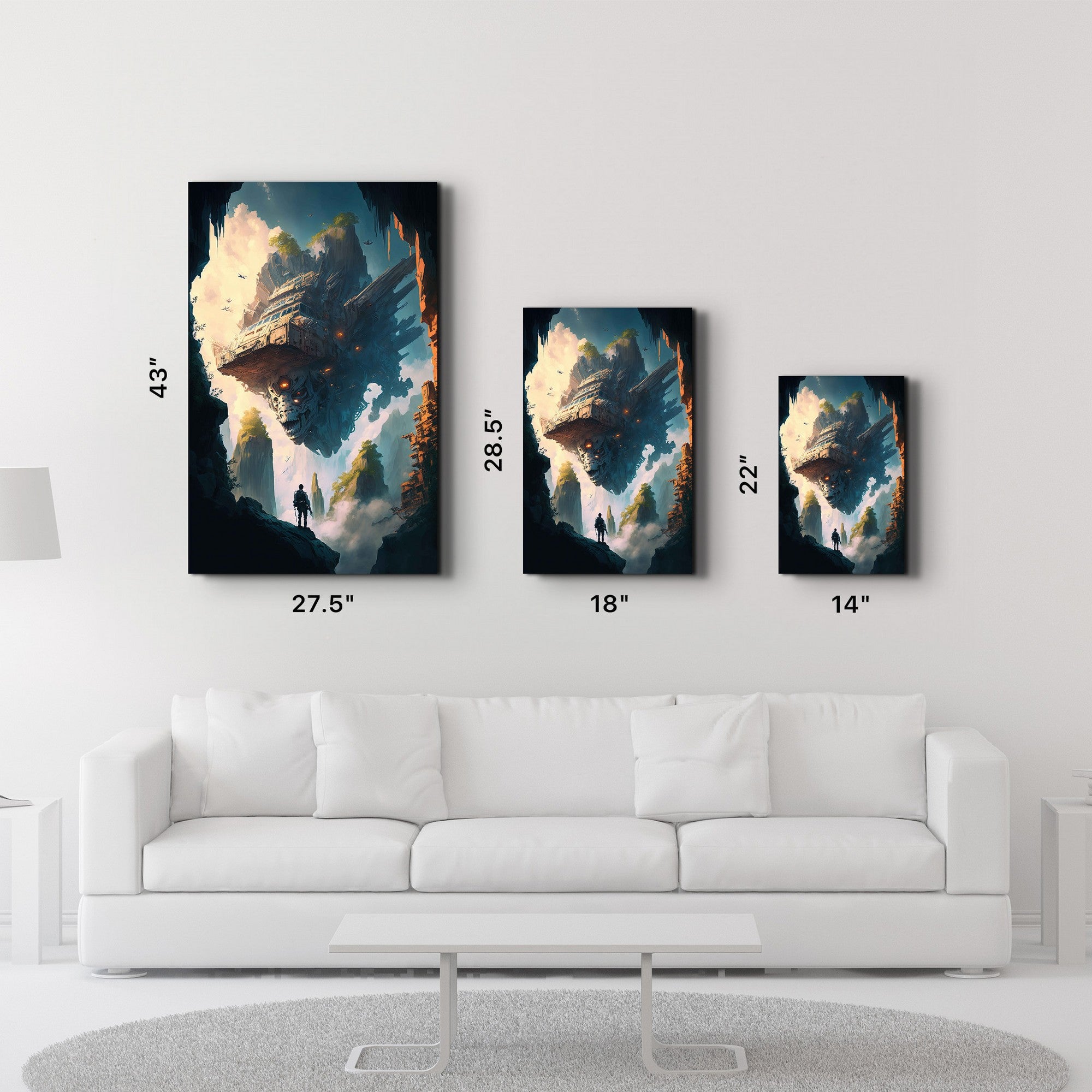 Quadro Decorativo em Vidro Temperado 4 mm, 35 x 55 cm, Multicolor — SPR-1045 (Impressão UV)