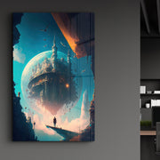 Arte Decorativa em Vidro Temperado Multicolor 70x110cm - Impressão UV de Alta Qualidade