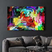 Arte Decorativa em Vidro Temperado Multicolor 35x55cm - Impressão UV de Alta Qualidade