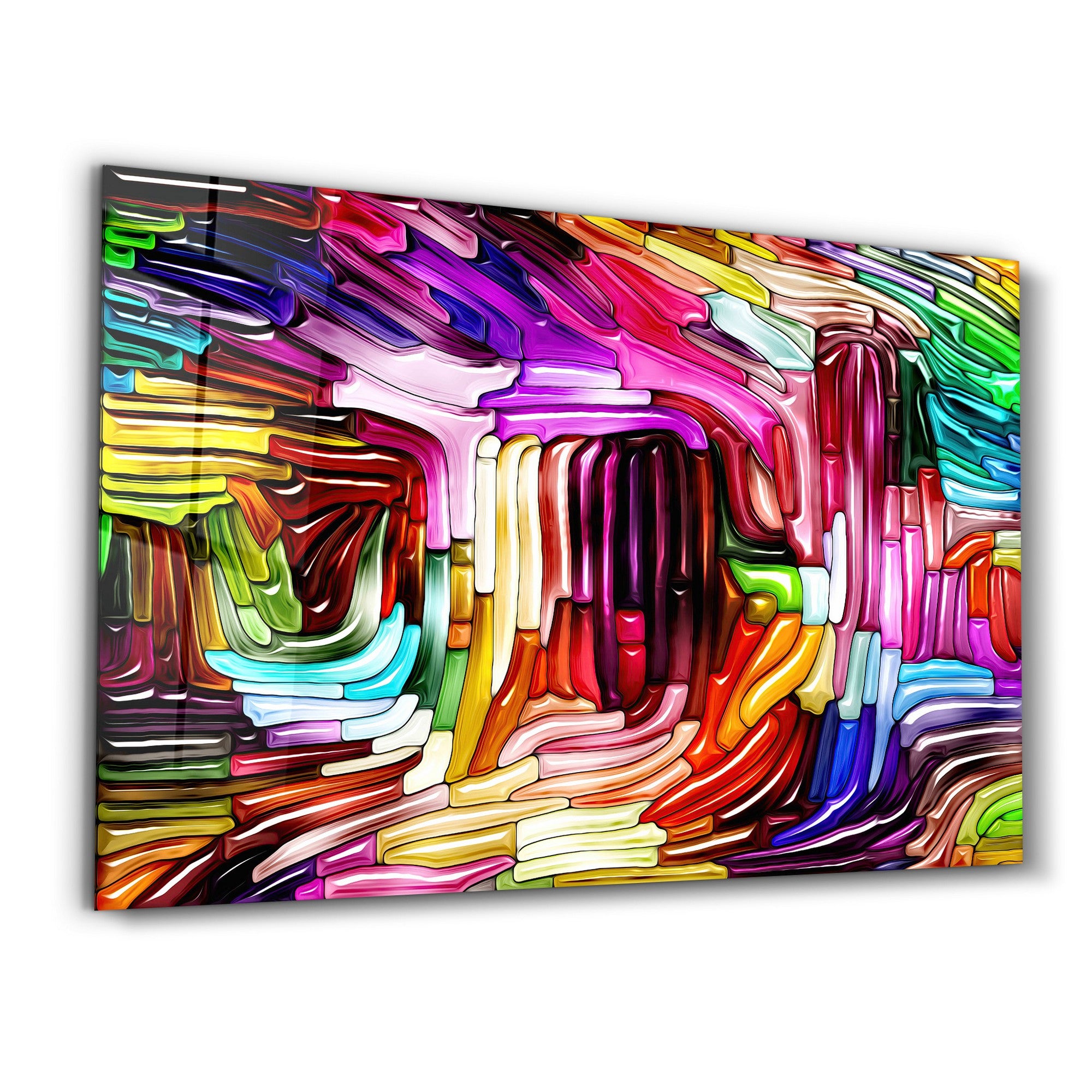 Quadro Decorativo em Vidro Temperado 35 x 55 cm (4 mm), Multicolor, Impressão UV – SPR-1051 | 672BRS6312