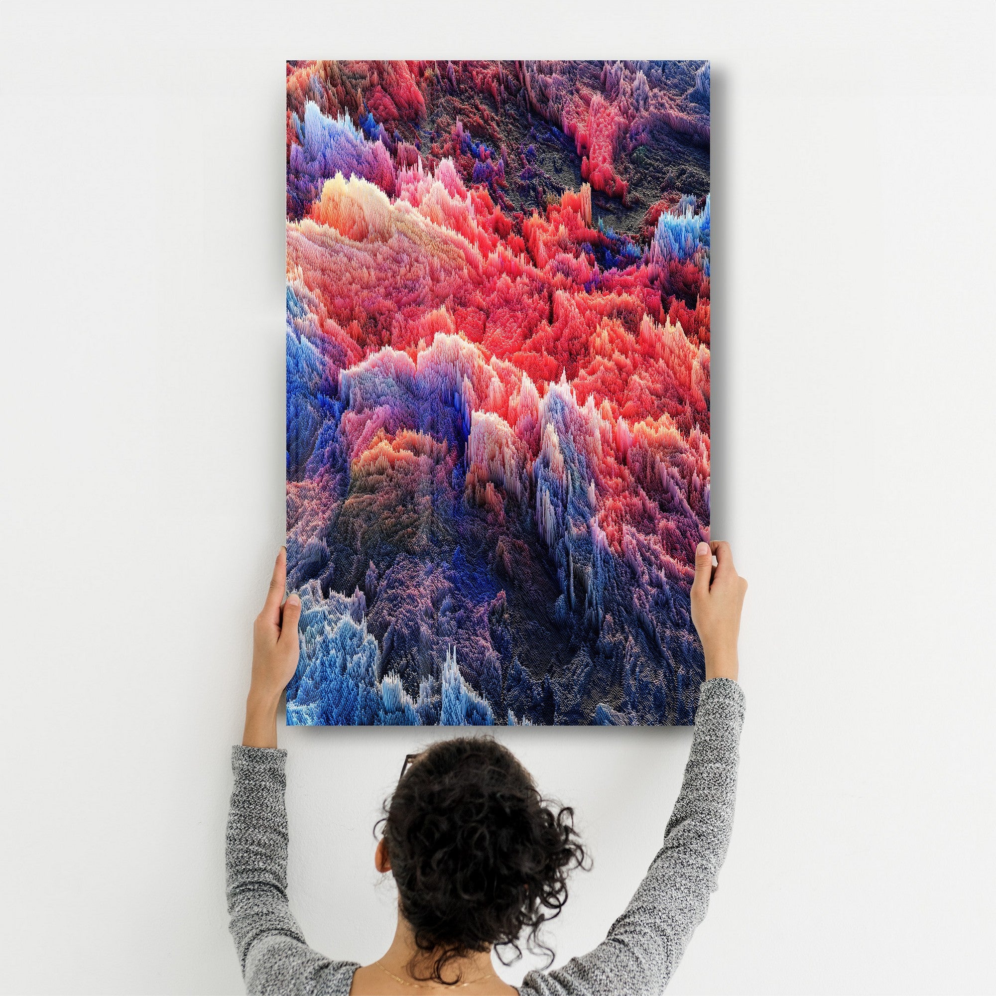 Quadro Decorativo em Vidro Temperado 35x55 cm Multicolor com Impressão UV – SPR-1052