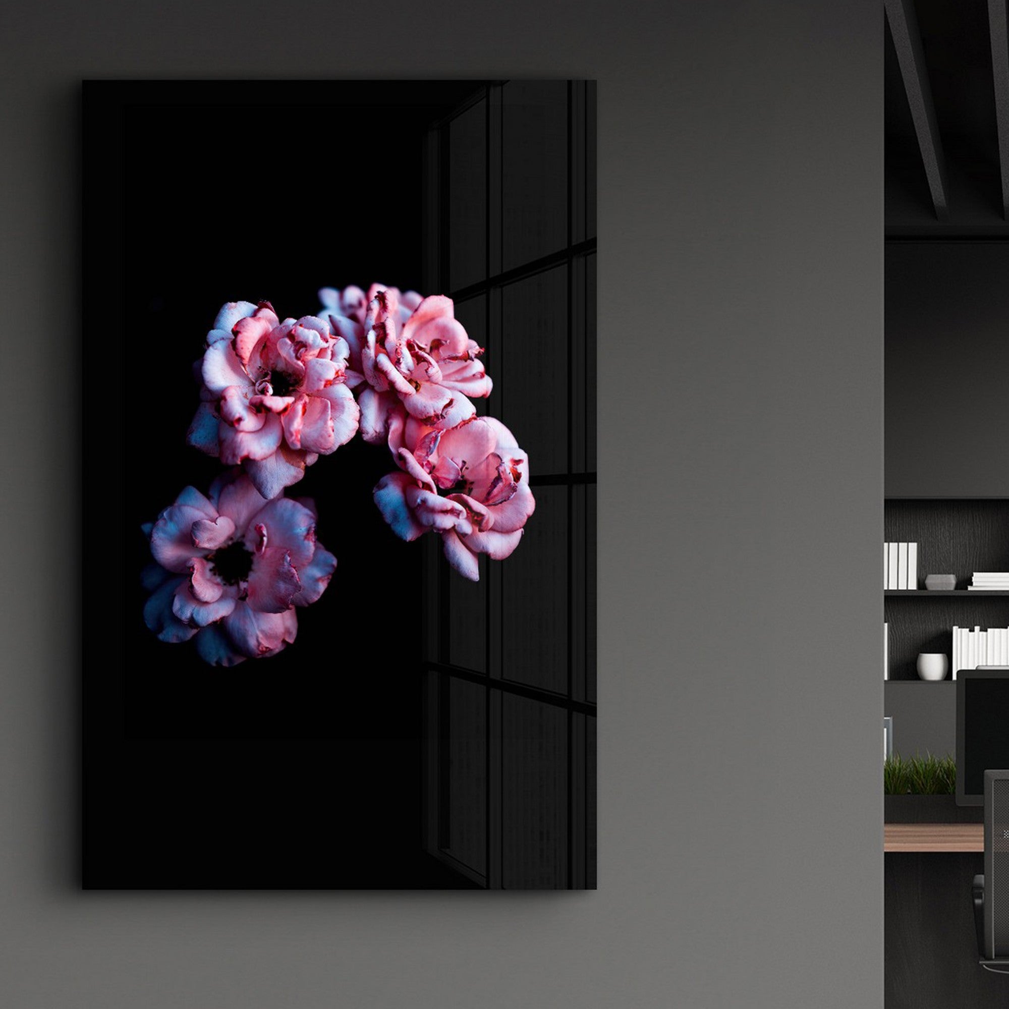 Arte Decorativa em Vidro Temperado Multicolor 70x110cm - Impressão UV de Alta Qualidade