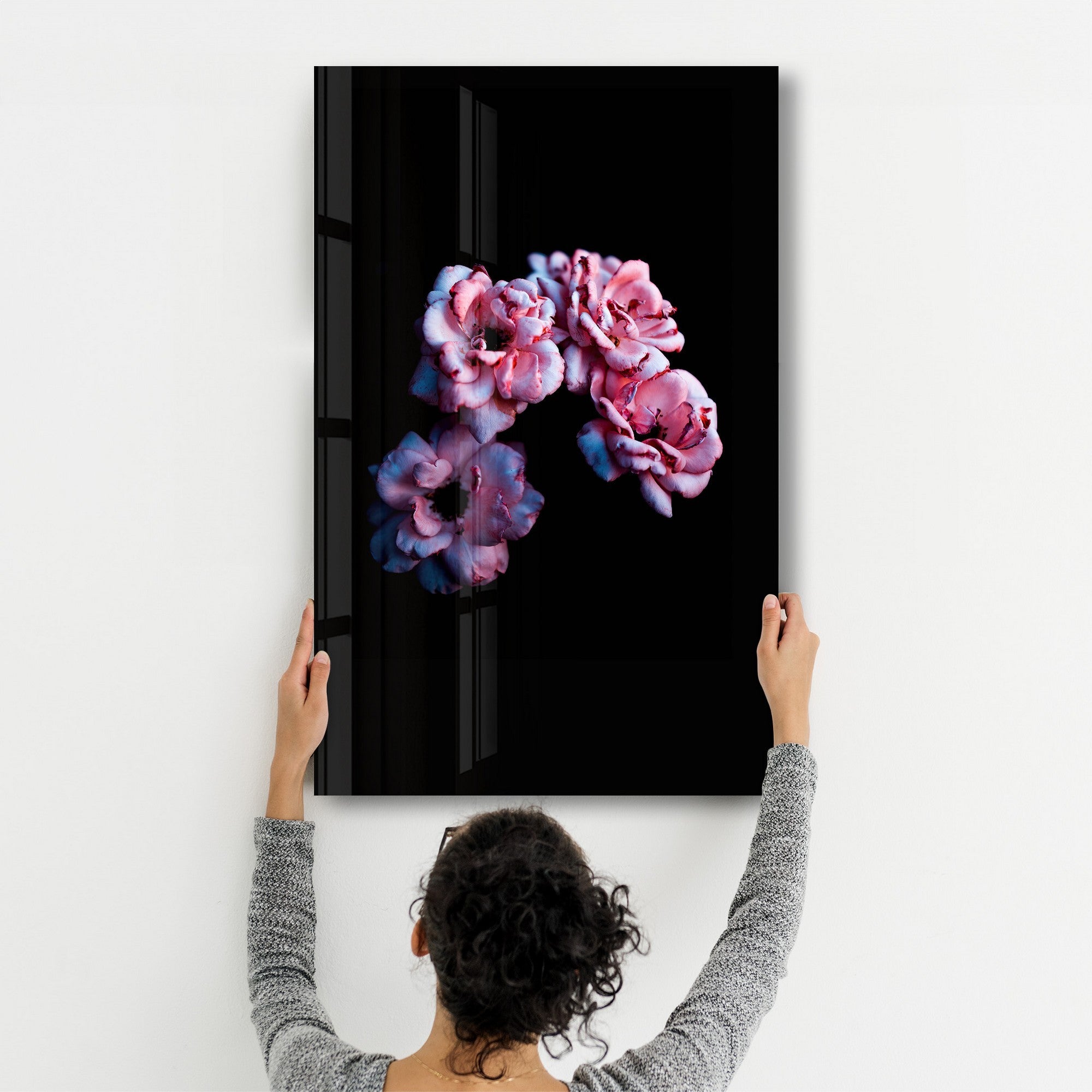 Arte Decorativa em Vidro Temperado Multicolor 70x110cm - Impressão UV de Alta Qualidade