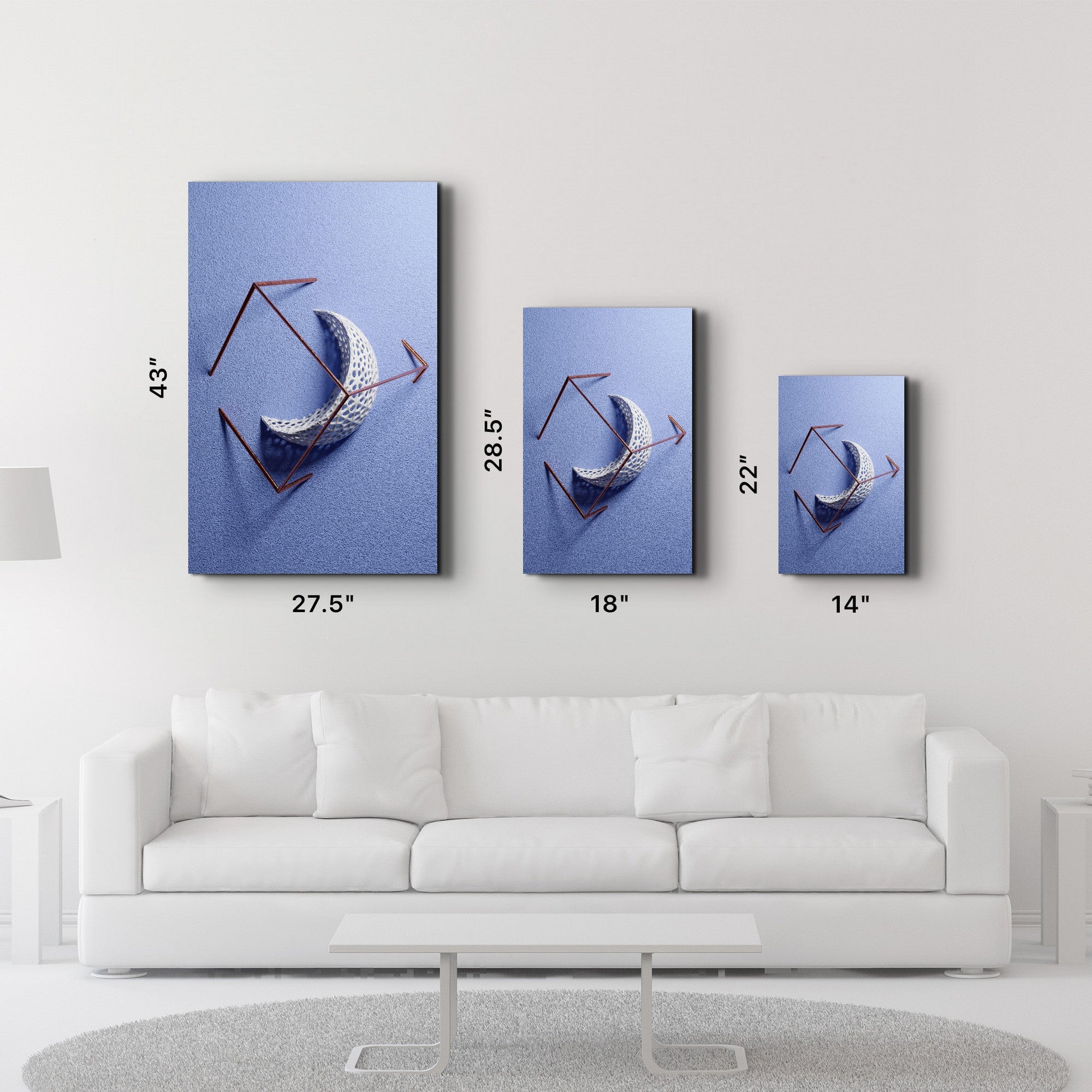 Arte Decorativa em Vidro Temperado Multicolor 70x110cm - Impressão UV de Alta Qualidade