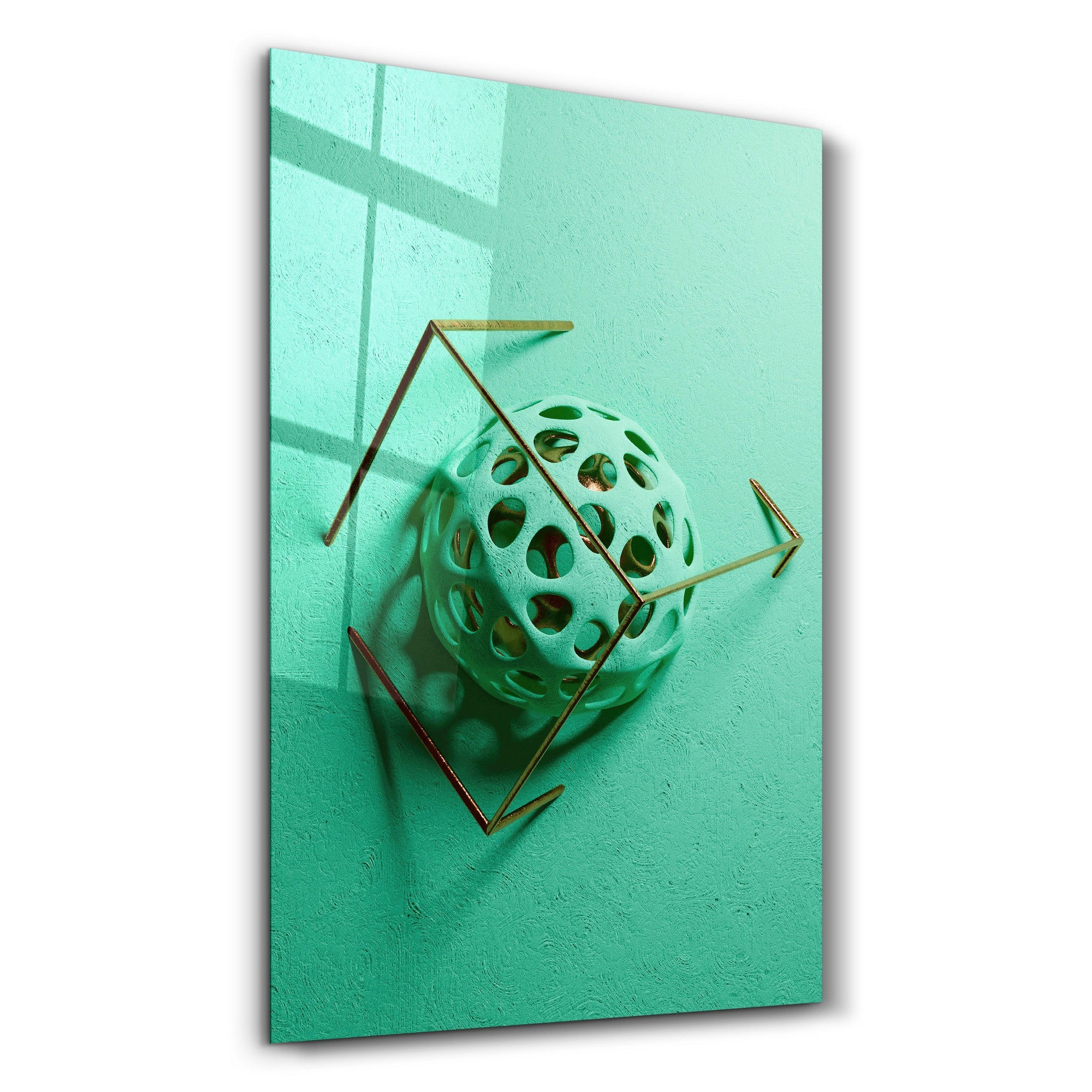 Arte Decorativa em Vidro Temperado Multicolor 35x55cm - Impressão UV de Alta Qualidade