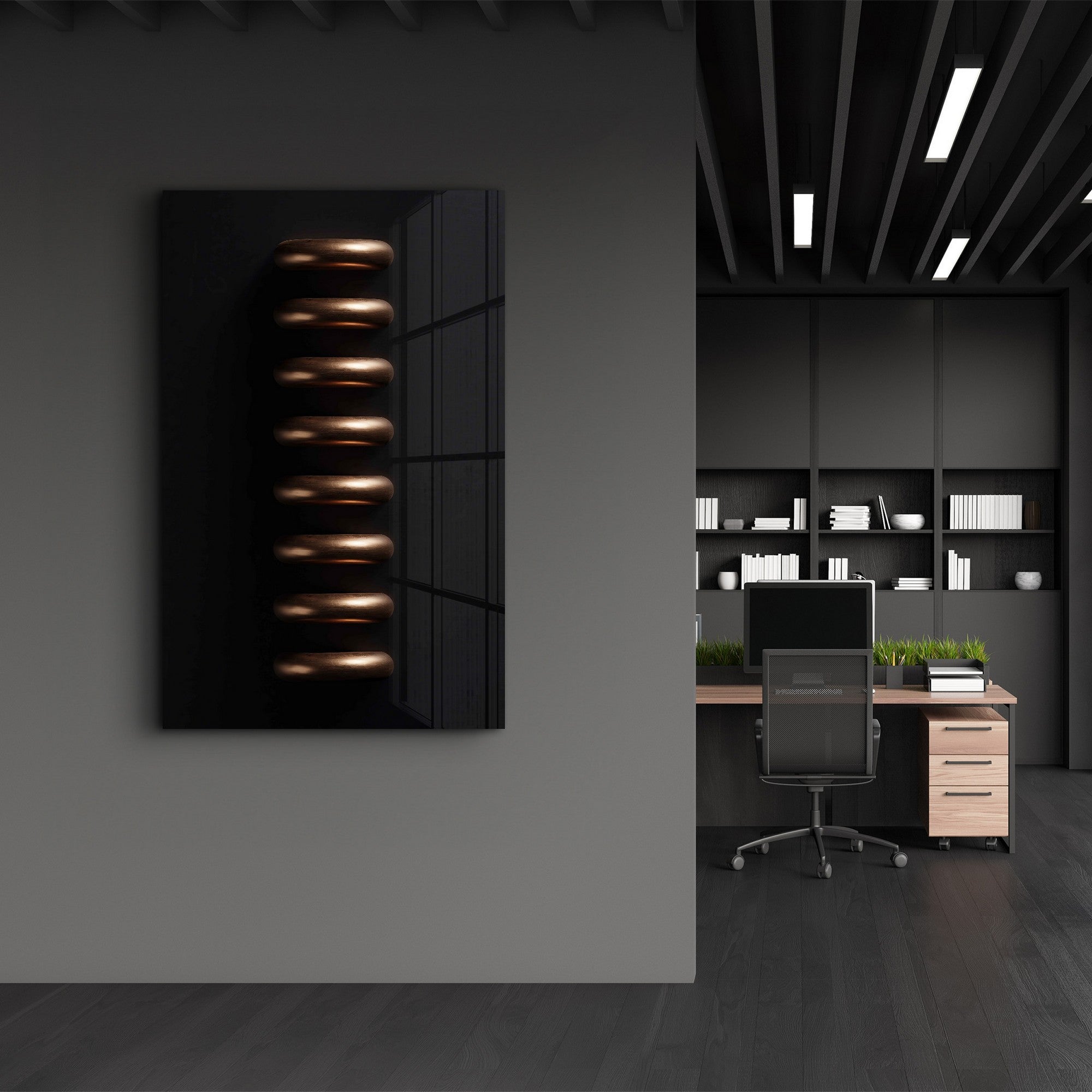 Arte Decorativa em Vidro Temperado Multicolor 70x110cm - Impressão UV de Alta Qualidade