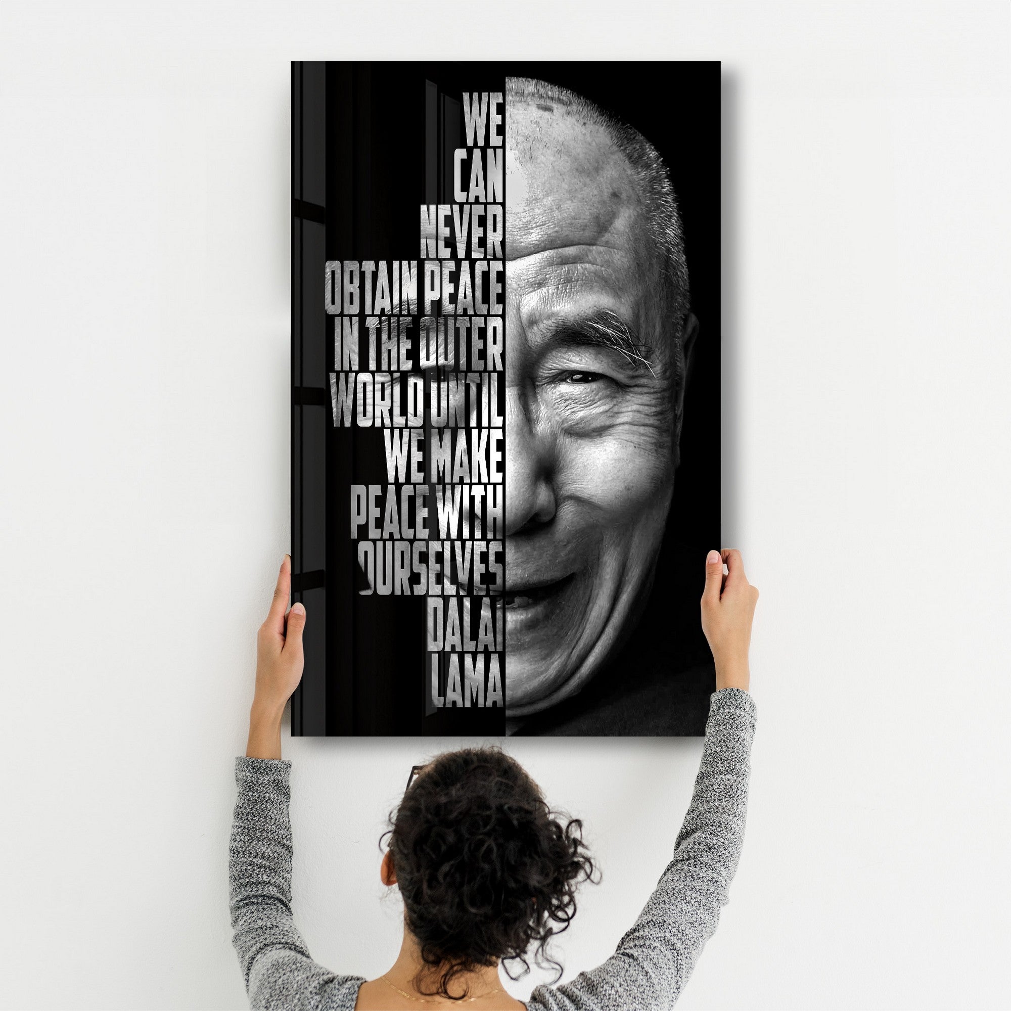 Quadro Decorativo em Vidro Temperado Multicolor 35x55cm - Impressão UV de Alta Qualidade