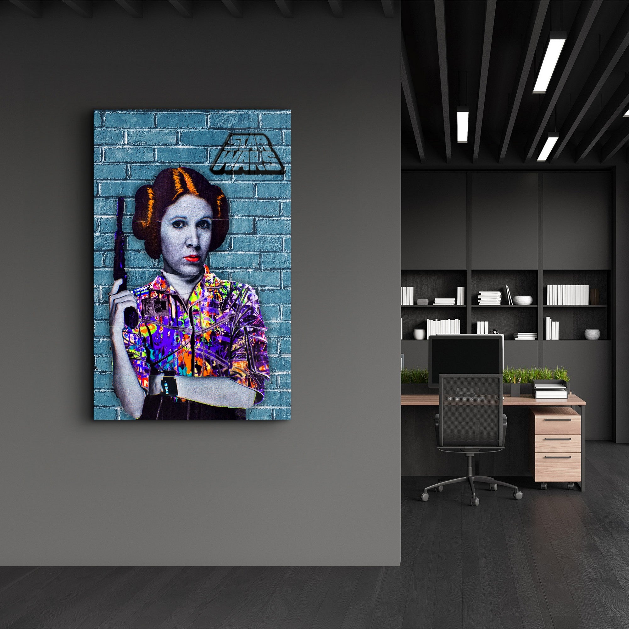 Quadro Decorativo em Vidro Temperado Multicolor 35x55cm - Impressão UV de Alta Qualidade