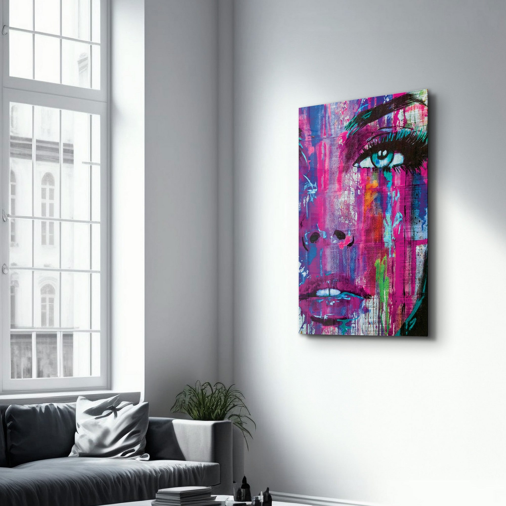 Quadro Decorativo em Vidro Temperado Multicolor 35x55cm - Impressão UV de Alta Qualidade