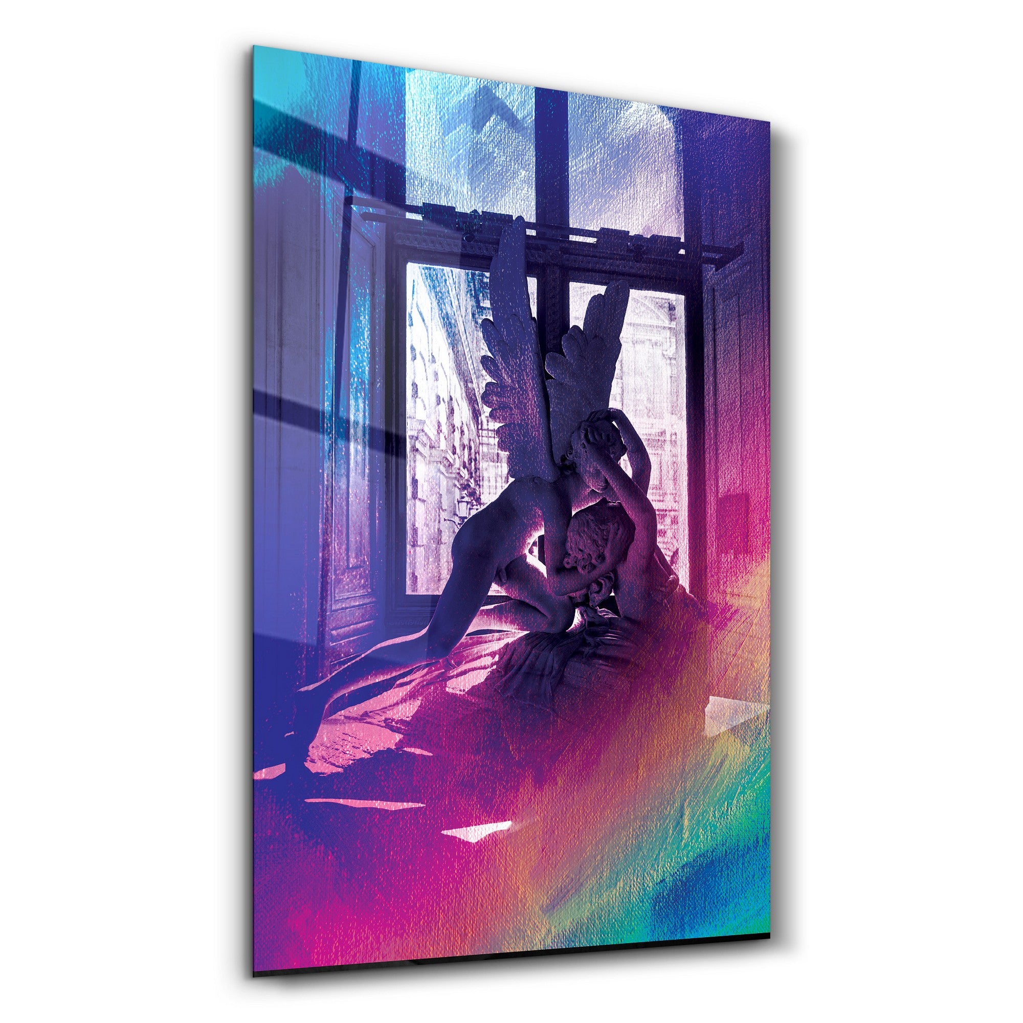 Quadro Decorativo em Vidro Temperado Multicolor 35x55cm - Impressão UV de Alta Qualidade