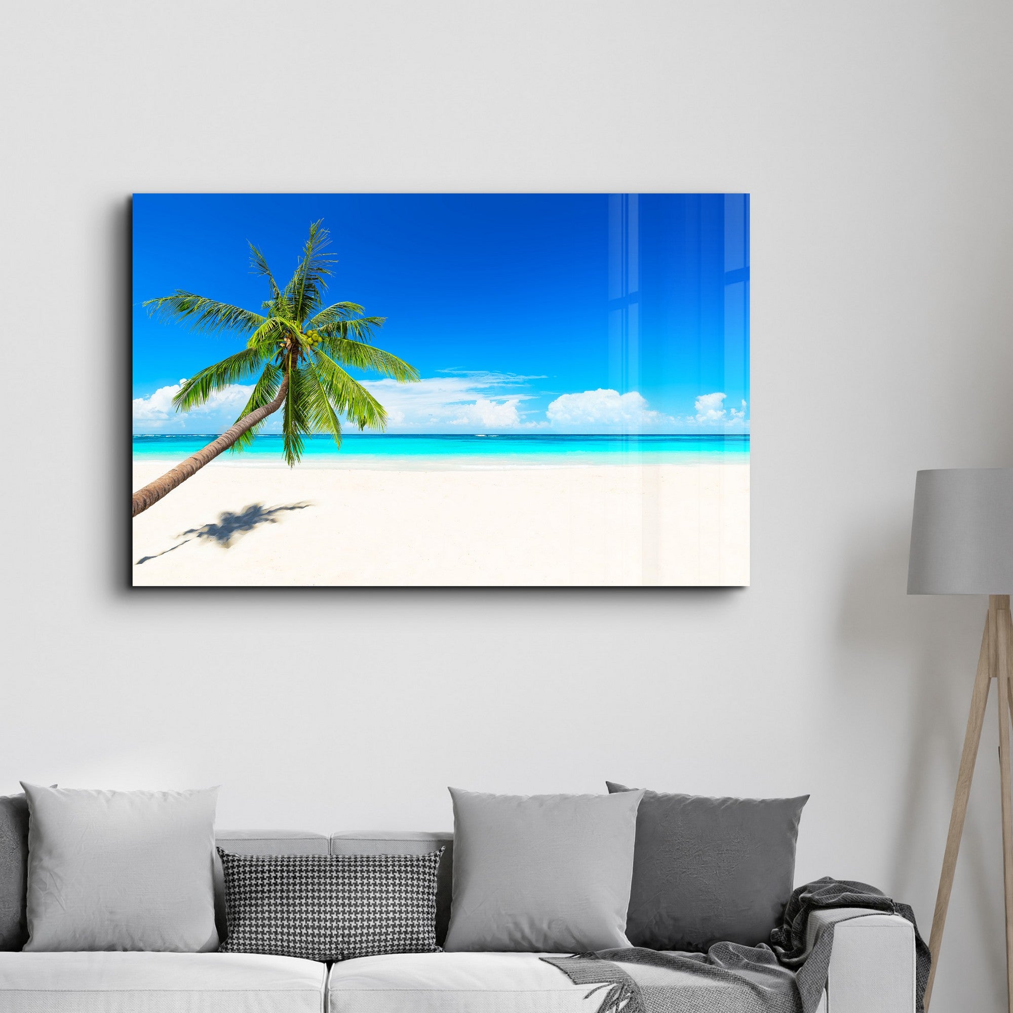 Quadro Decorativo em Vidro Temperado SLV-2089, Multicolor, 35 x 55 cm, 4 mm, Impressão UV