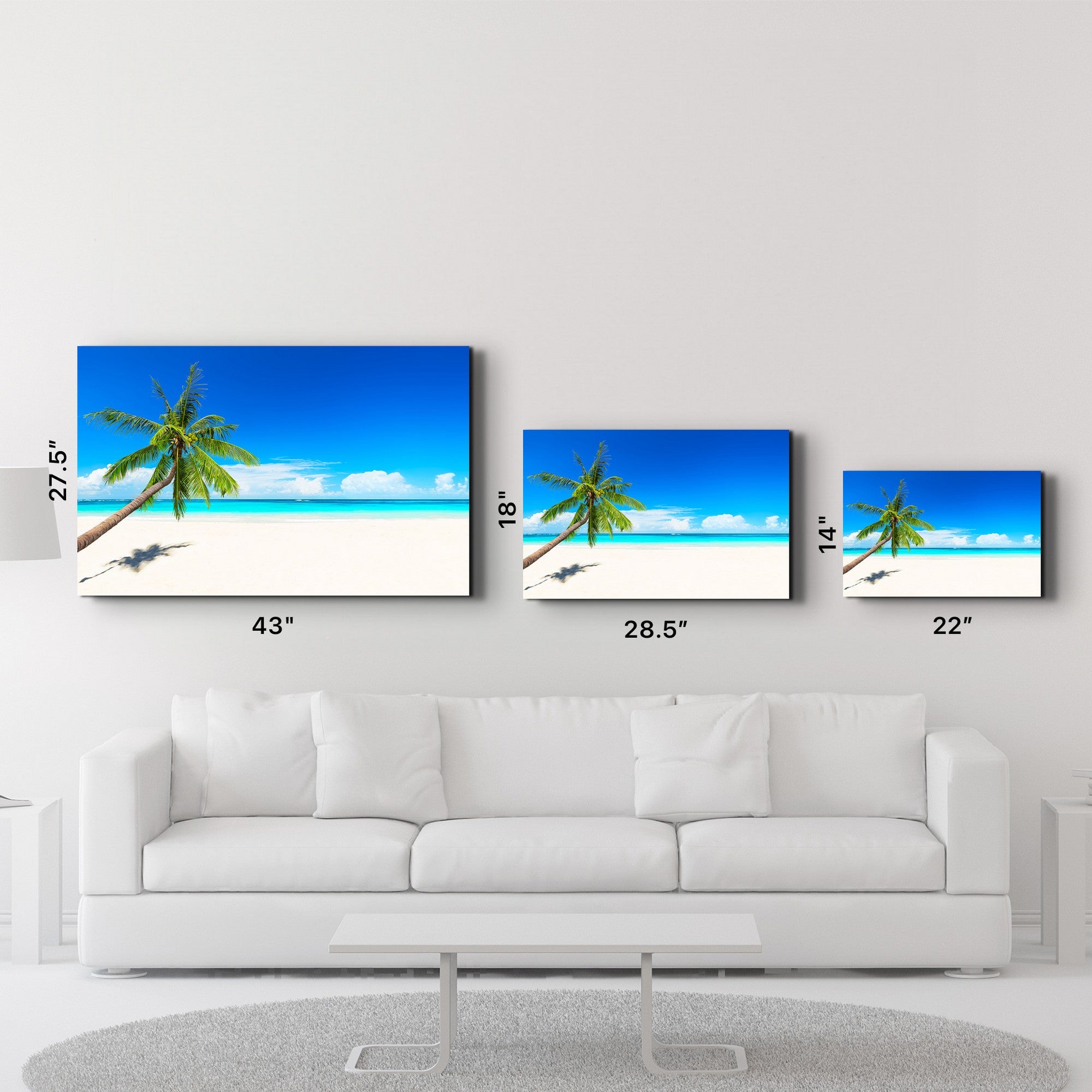 Quadro Decorativo em Vidro Temperado SLV-2089, Multicolor, 35 x 55 cm, 4 mm, Impressão UV