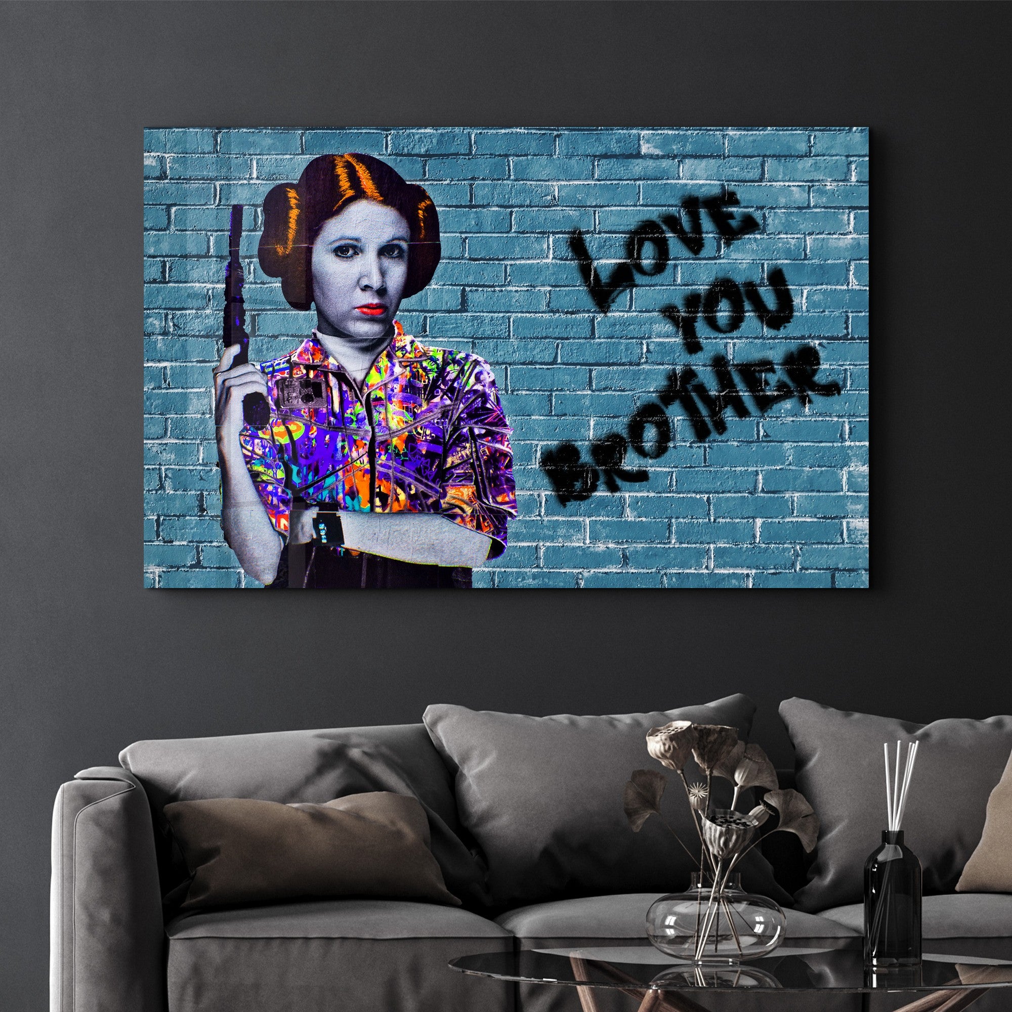 Quadro Decorativo em Vidro Temperado Multicolor 35x55cm - Impressão UV de Alta Qualidade