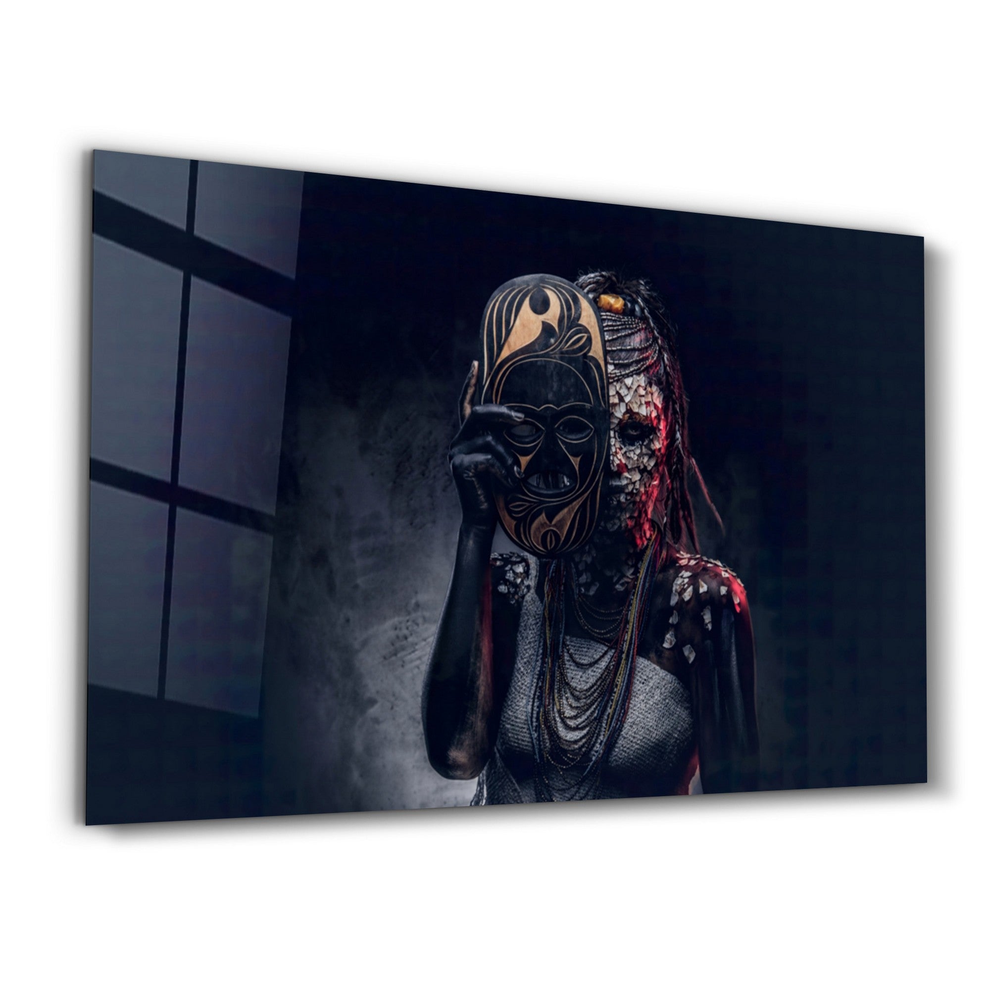 Arte em Vidro Temperado Multicolor 70x110cm - Pintura Decorativa UV de Alta Qualidade