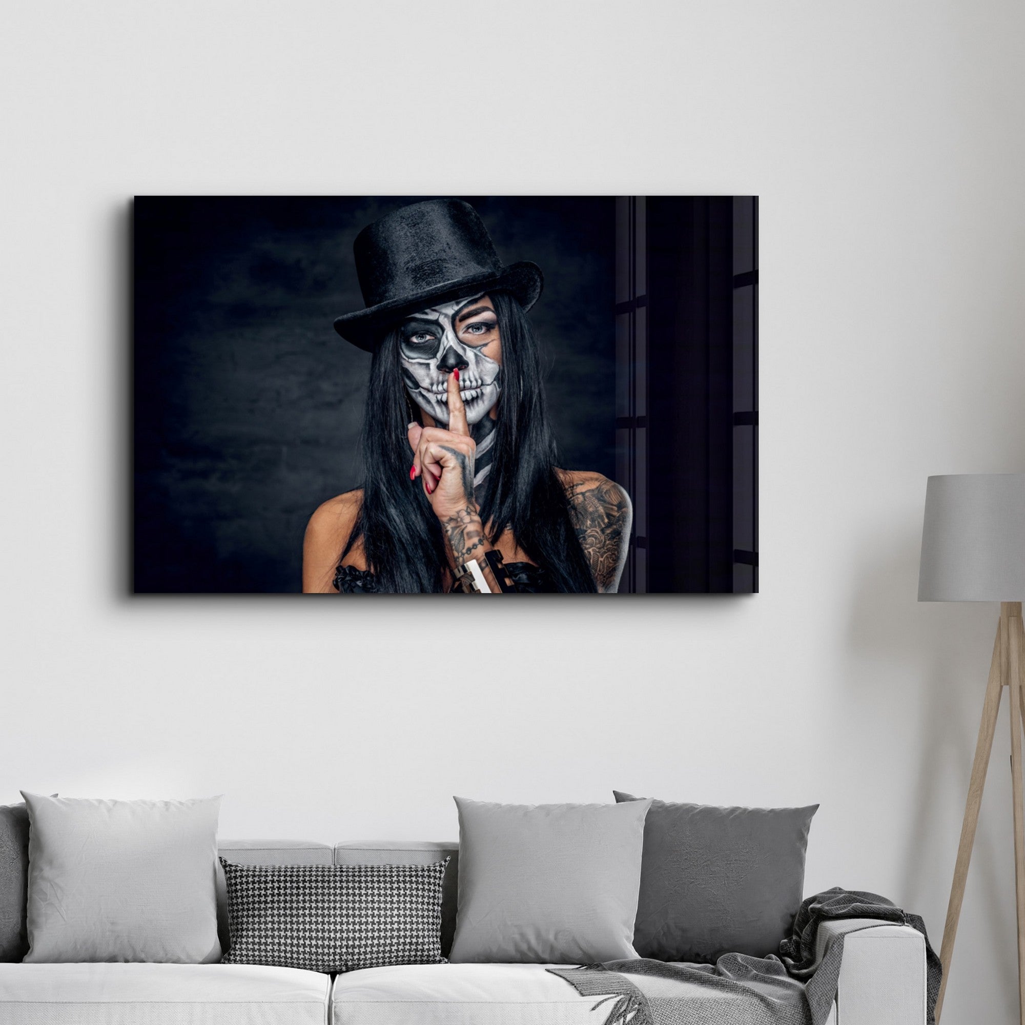 Quadro Decorativo em Vidro Temperado Multicolor 35x55cm - Impressão UV de Alta Qualidade