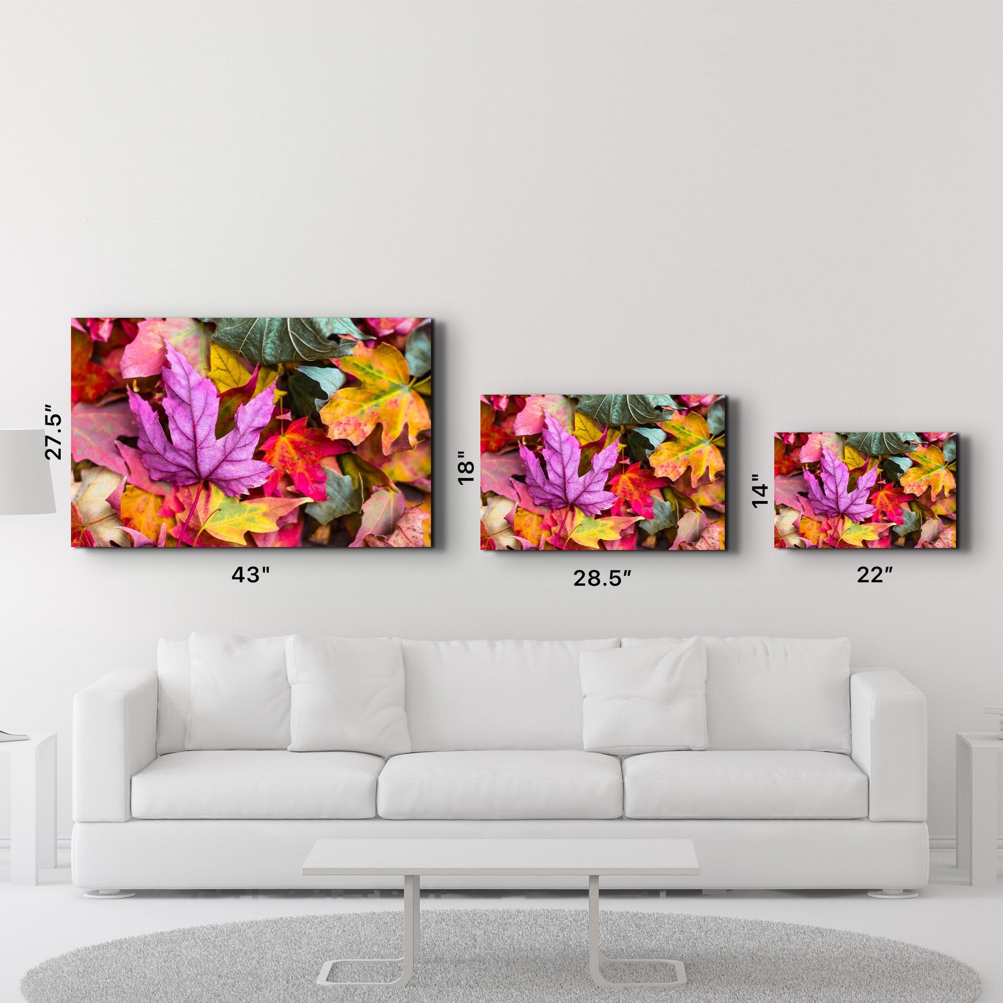 Quadro Decorativo em Vidro Temperado Multicolor VFT-1013, 35 x 55 cm, Impressão UV, 4 mm