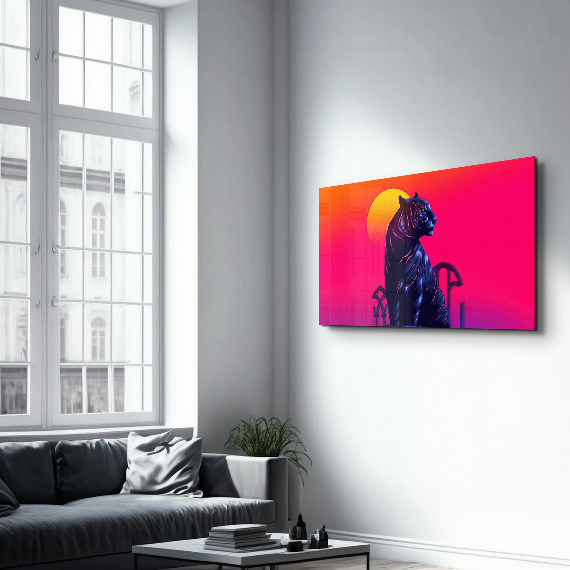 Quadro Decorativo em Vidro Temperado Multicolor 35x55cm - Impressão UV de Alta Qualidade