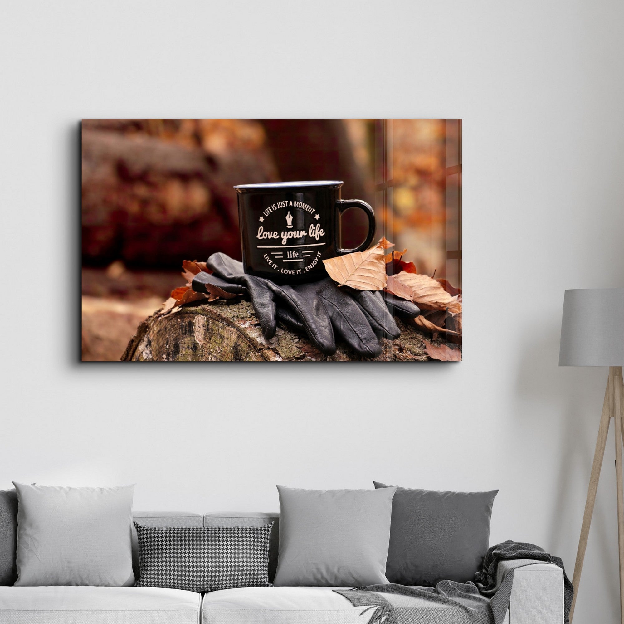 Quadro Decorativo em Vidro Temperado Multicolor 35x55cm - Impressão UV de Alta Qualidade