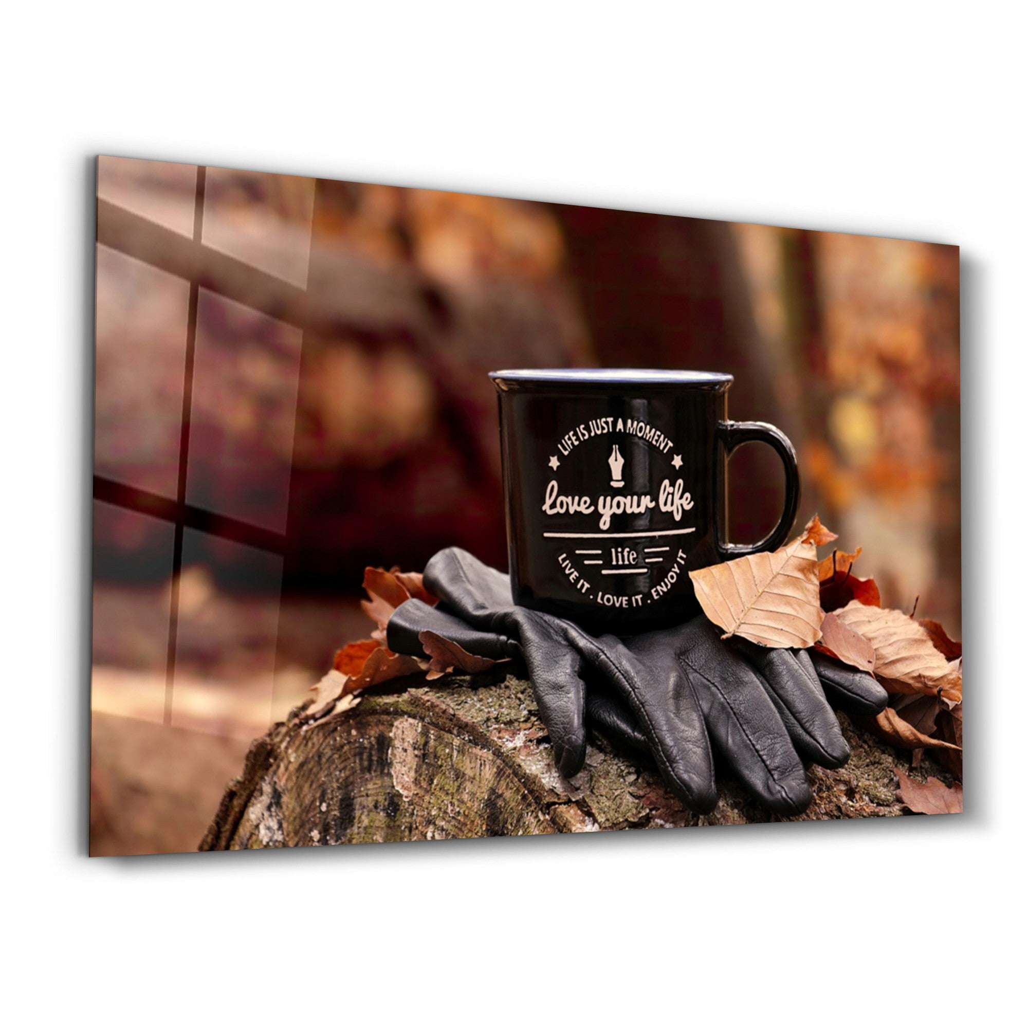 Quadro Decorativo em Vidro Temperado Multicolor 35x55cm - Impressão UV de Alta Qualidade