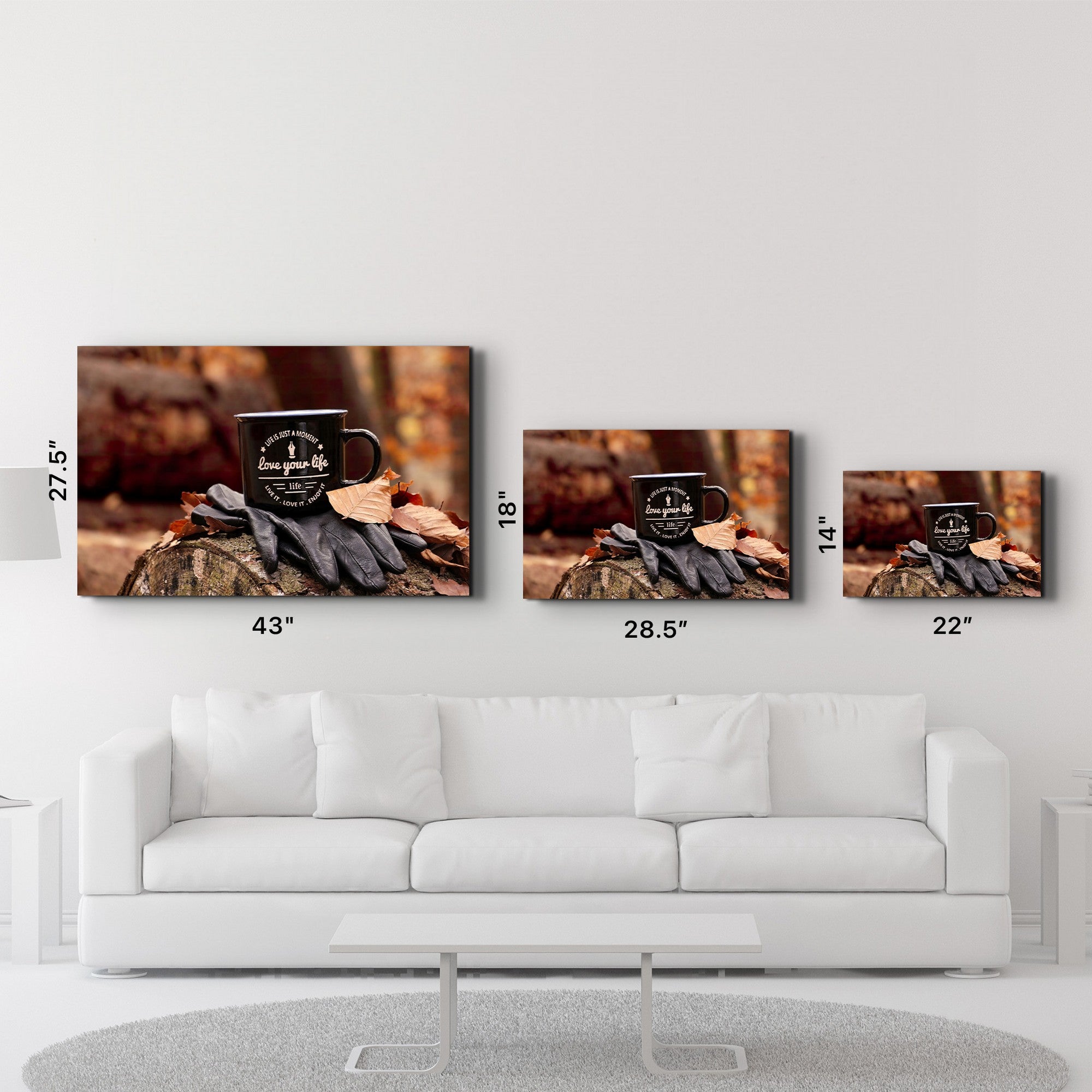 Quadro Decorativo em Vidro Temperado Multicolor 35x55cm - Impressão UV de Alta Qualidade