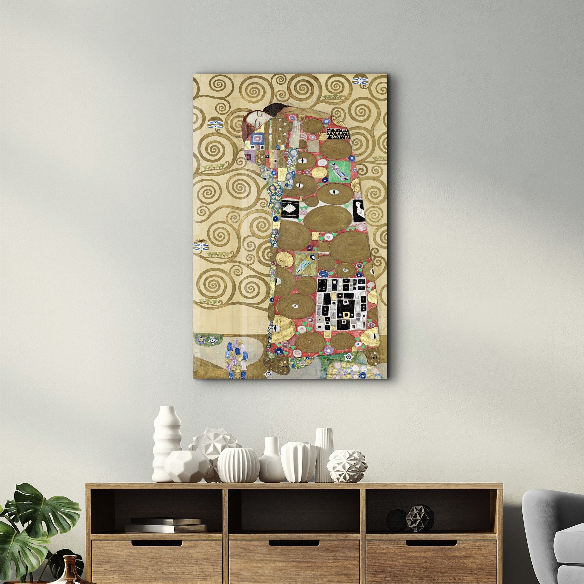 Quadro Decorativo em Vidro Temperado Multicolor 35x55cm - Impressão UV de Alta Qualidade