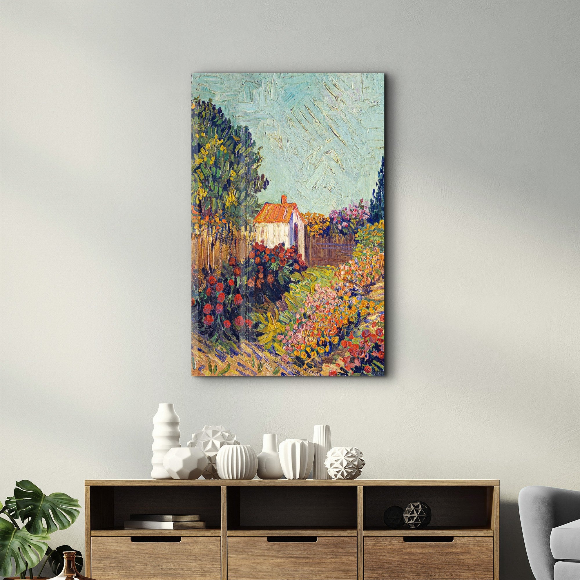Quadro Decorativo em Vidro Temperado Multicolor 35x55cm - Impressão UV de Alta Qualidade