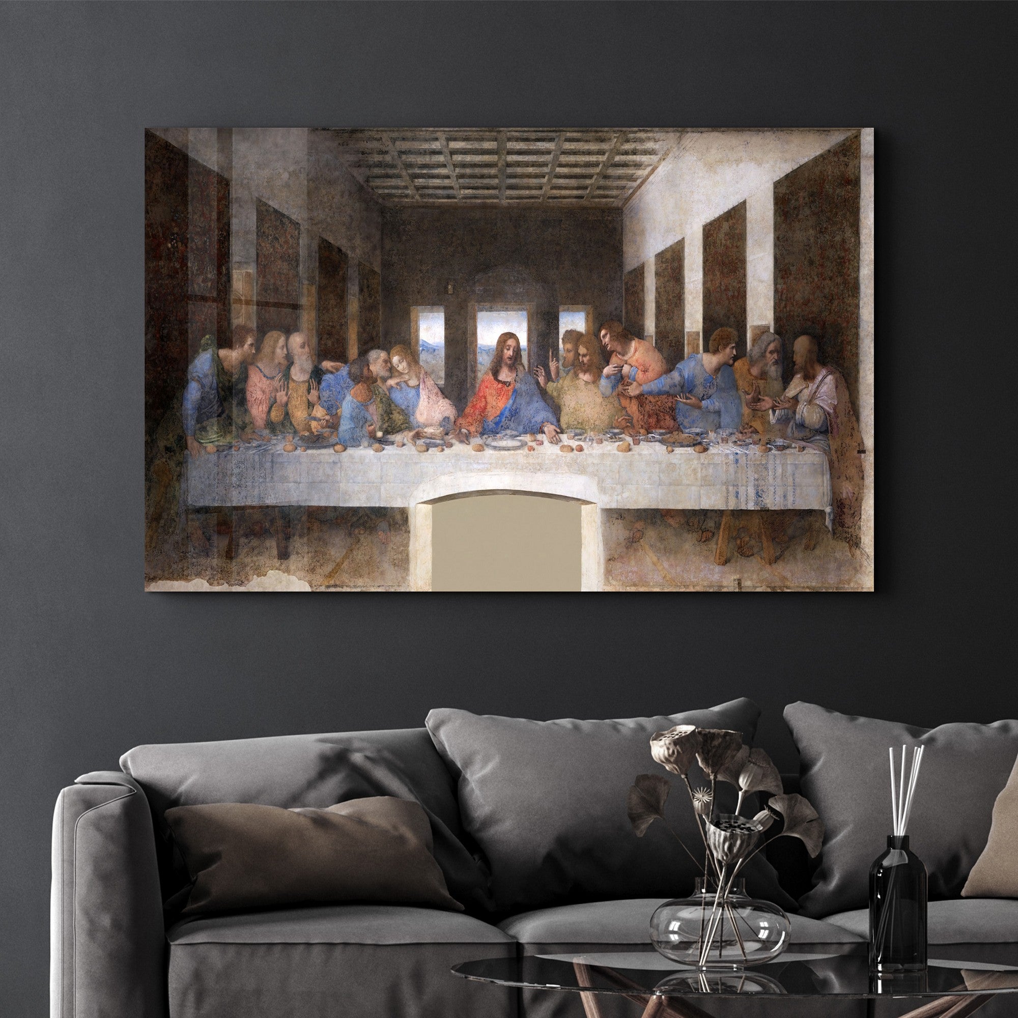 Quadro Decorativo em Vidro Temperado Multicolor 35x55 cm, 4 mm, Impressão UV – VFT-1048