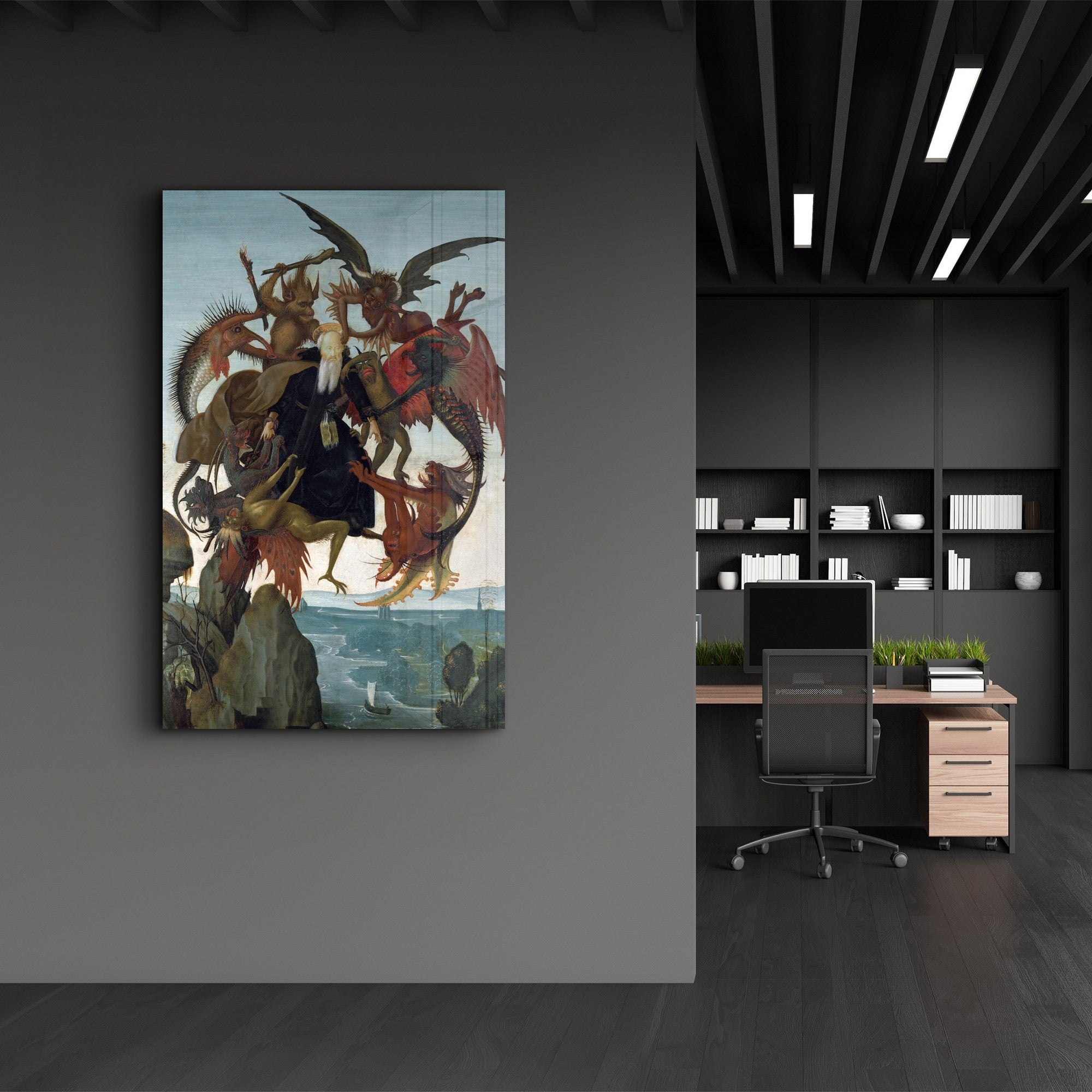 Quadro Decorativo em Vidro Temperado Multicolor 35x55cm - Impressão UV de Alta Qualidade