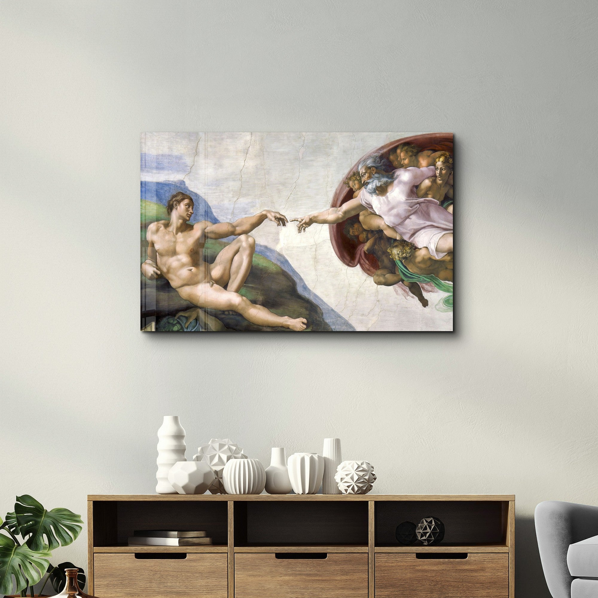Quadro Decorativo em Vidro Temperado Multicolor 35x55cm - Impressão UV de Alta Qualidade