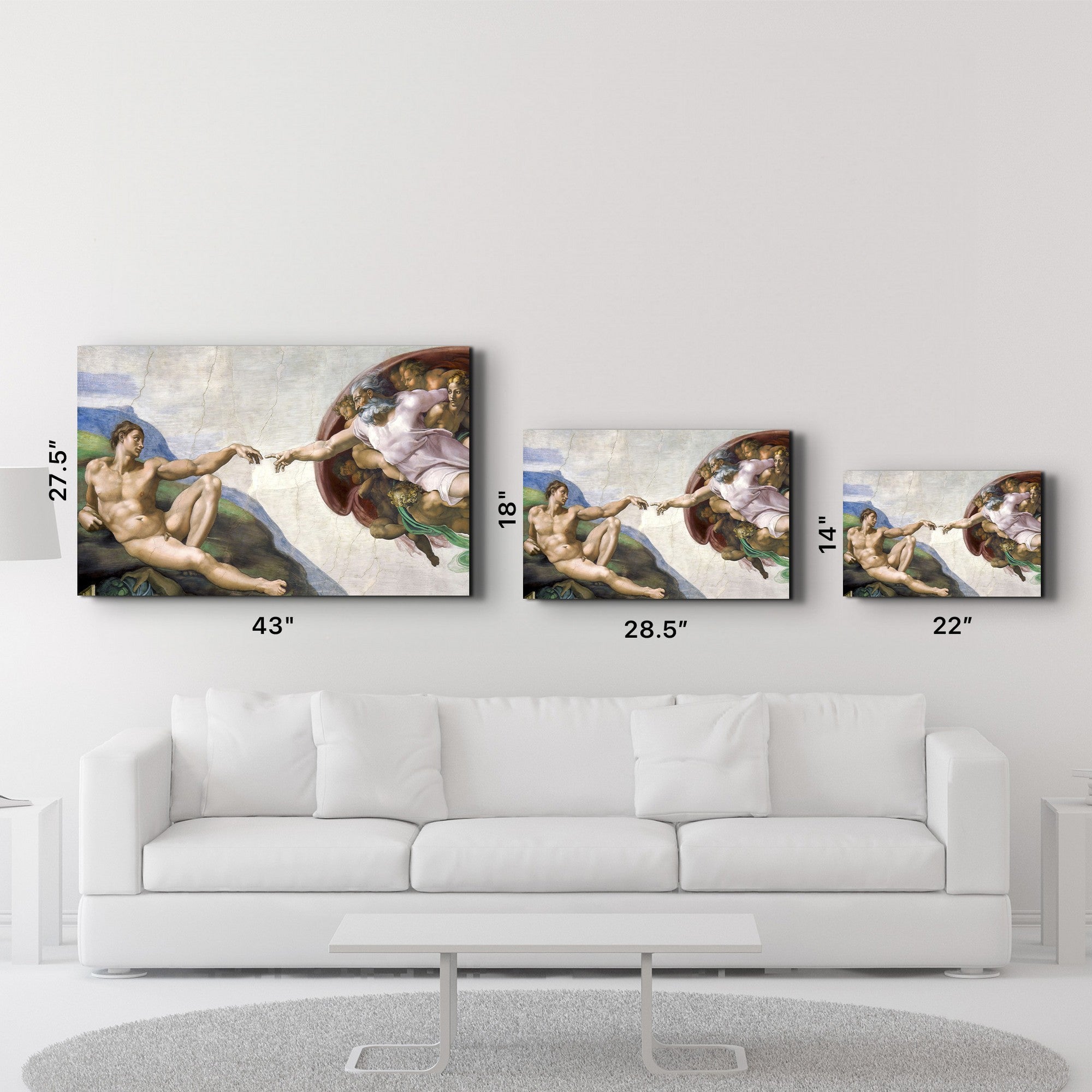 Quadro Decorativo em Vidro Temperado Multicolor 35x55cm - Impressão UV de Alta Qualidade