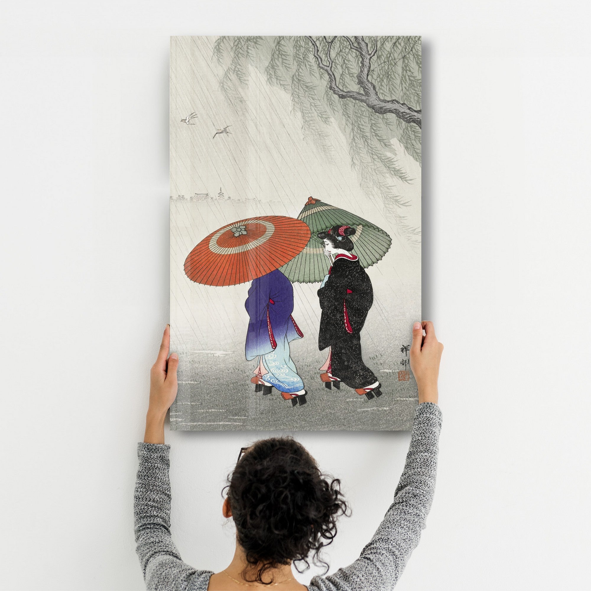 Quadro Decorativo em Vidro Temperado Multicolor 35x55cm - Impressão UV de Alta Qualidade