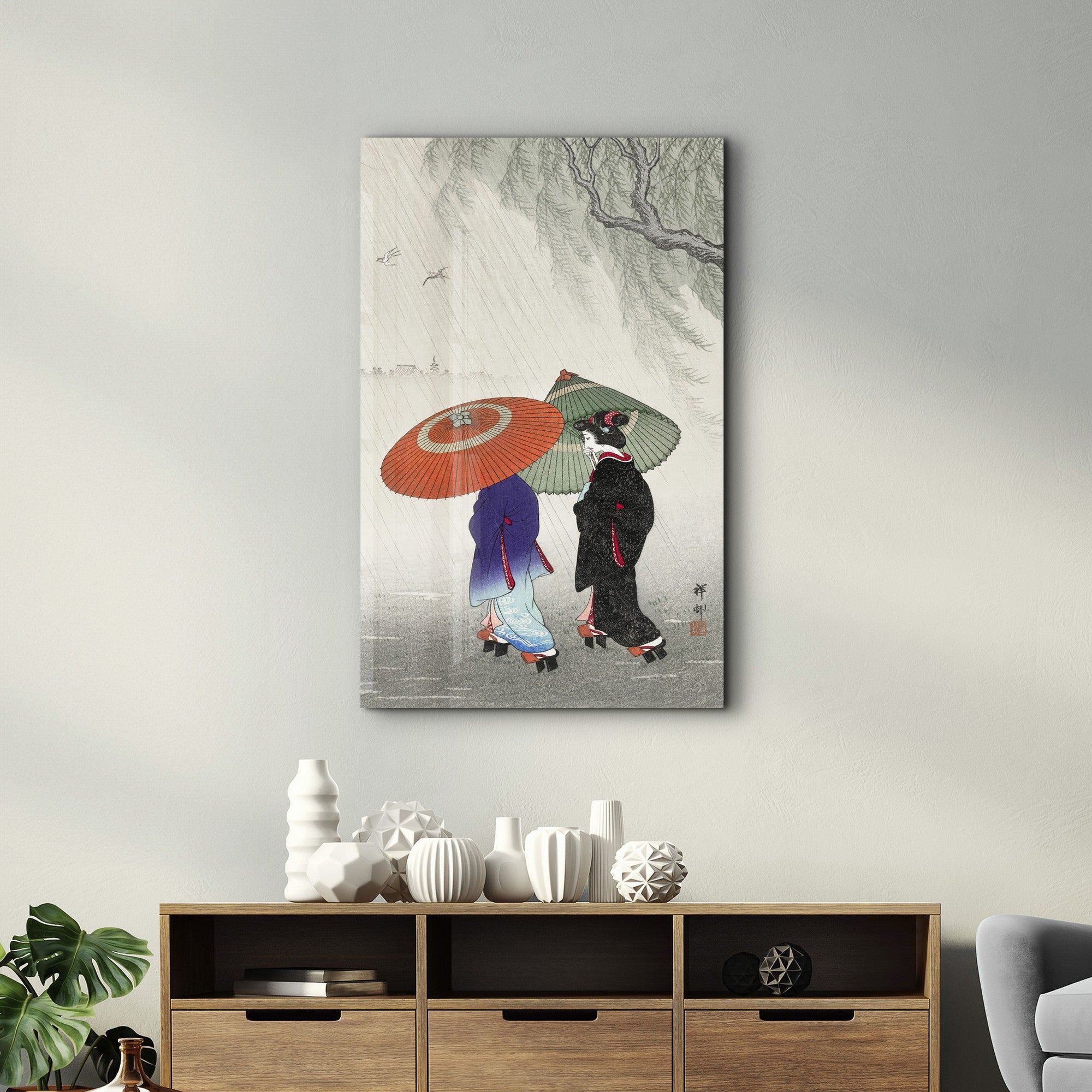 Quadro Decorativo em Vidro Temperado Multicolor 35x55cm - Impressão UV de Alta Qualidade