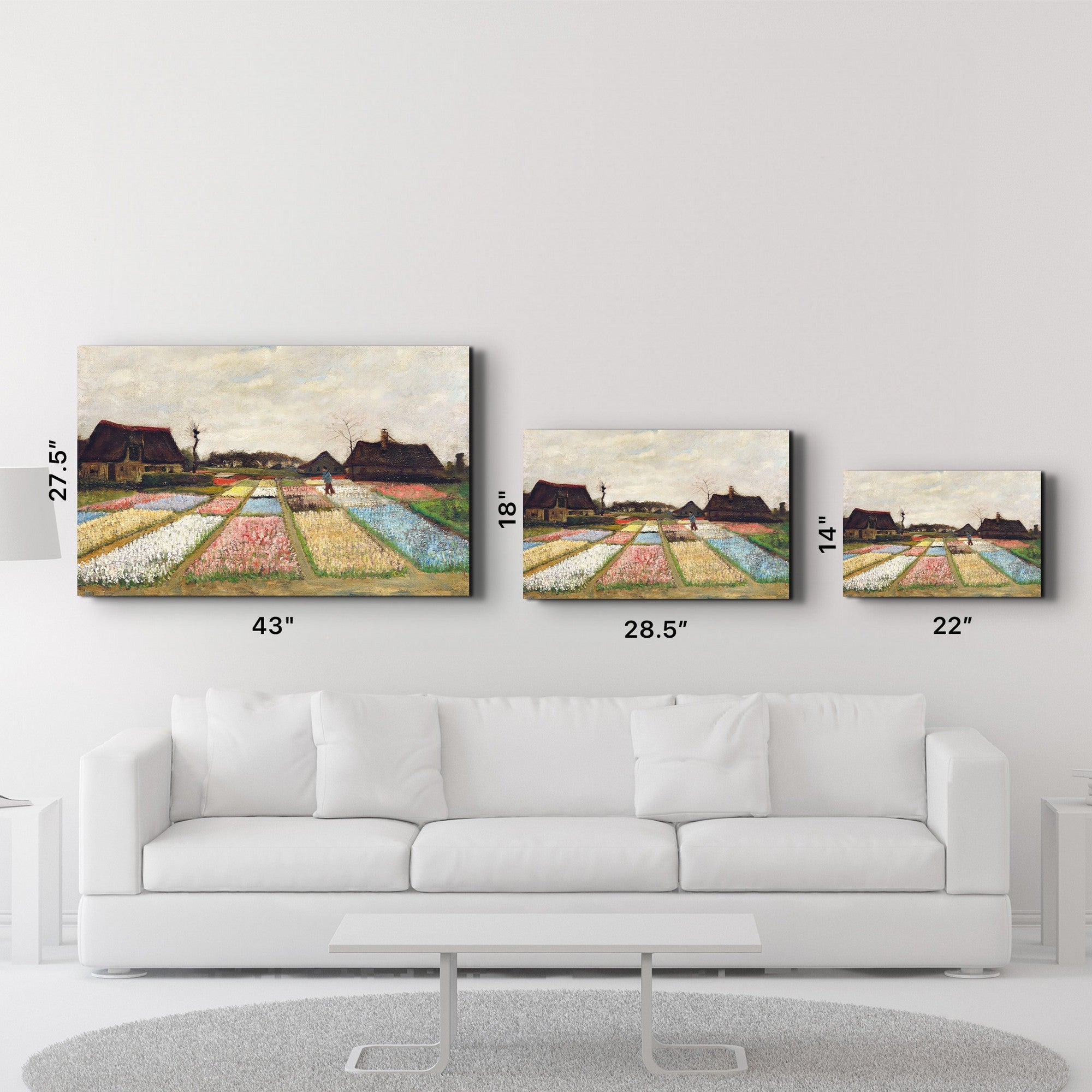 Quadro Decorativo em Vidro Temperado Multicolor 35x55cm - Impressão UV de Alta Qualidade