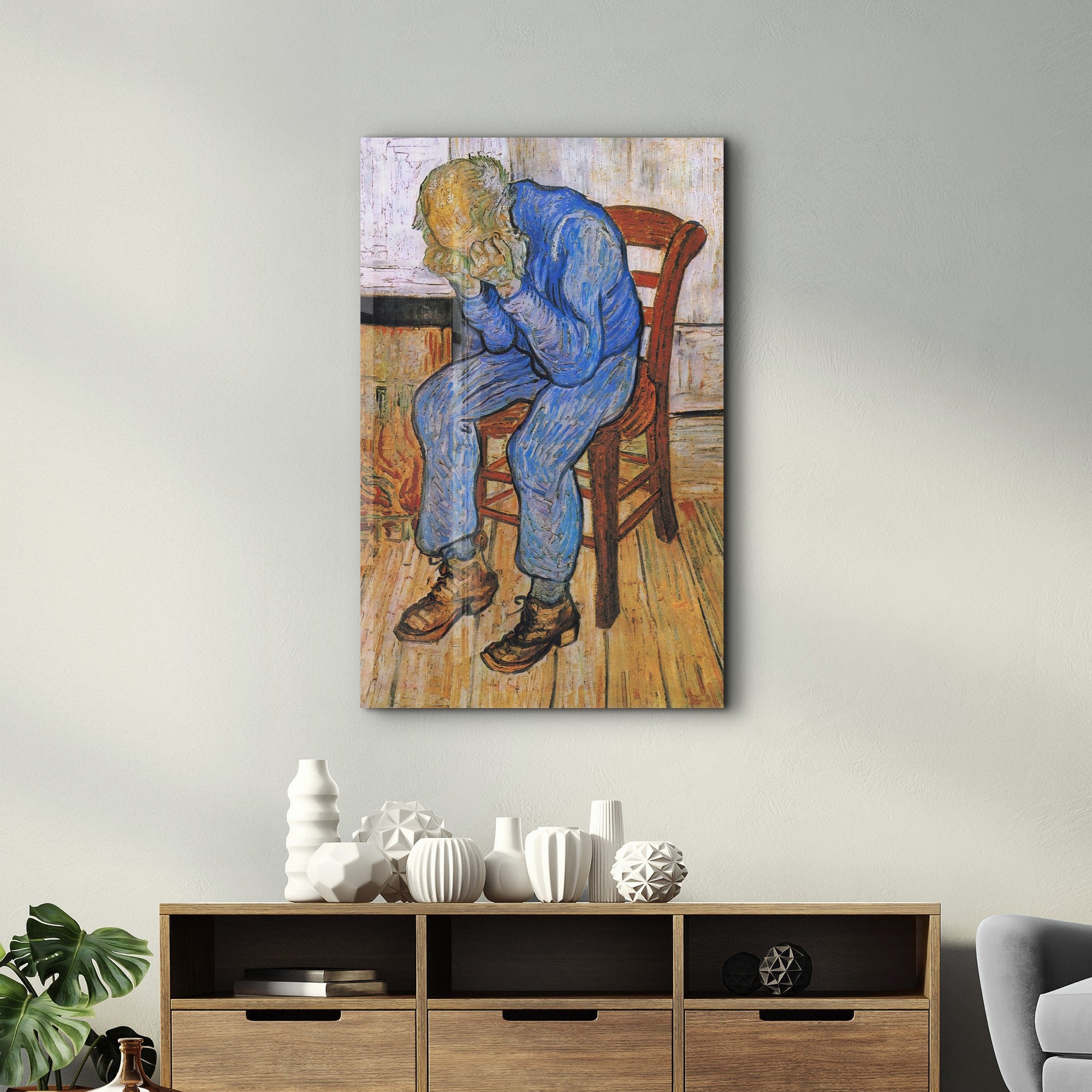 Quadro Decorativo em Vidro Temperado Multicolor 35x55cm - Impressão UV de Alta Qualidade