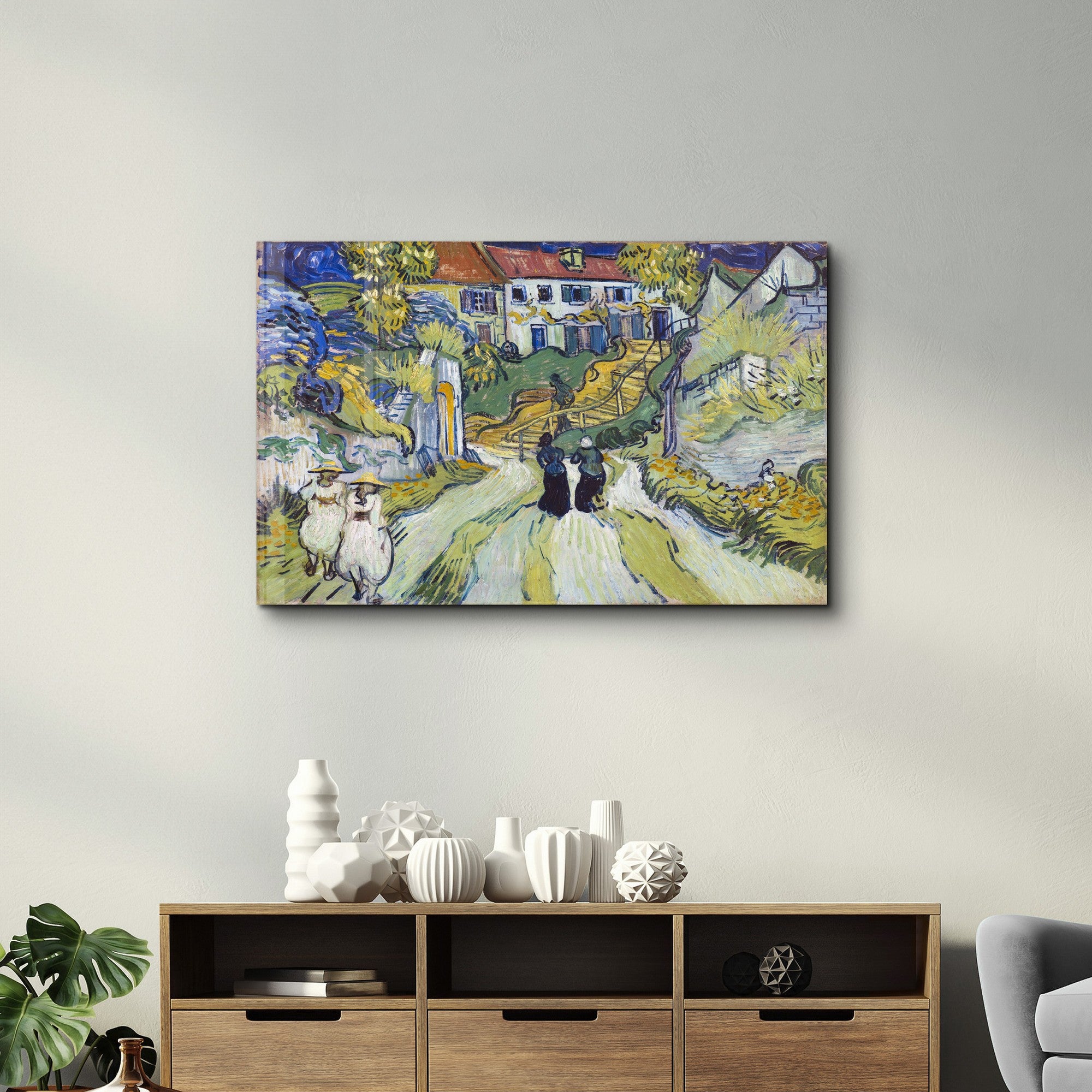 Quadro Decorativo em Vidro Temperado Multicolor 35x55cm - Impressão UV de Alta Qualidade