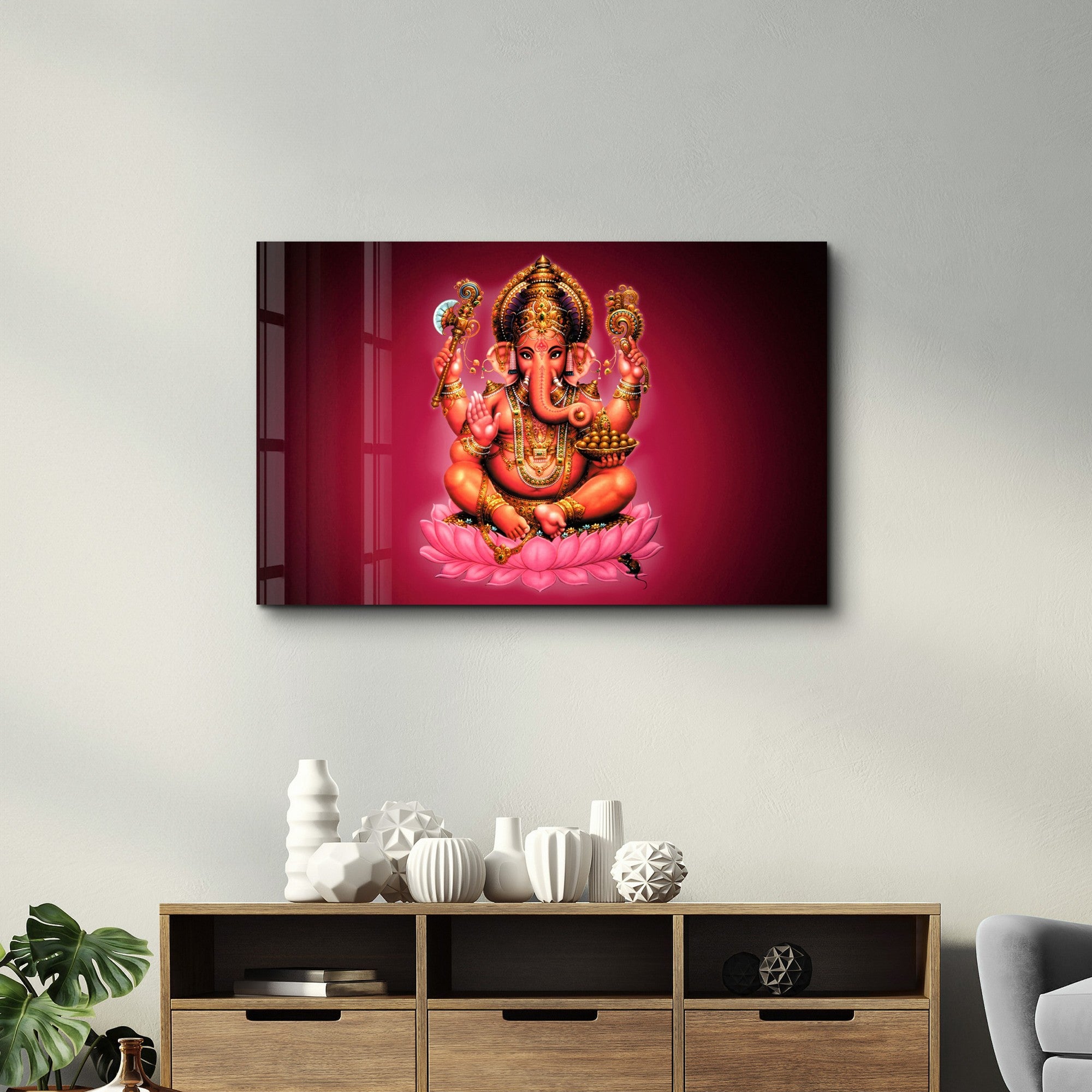 Quadro Decorativo em Vidro Temperado Multicolor 35x55cm - Impressão UV de Alta Qualidade