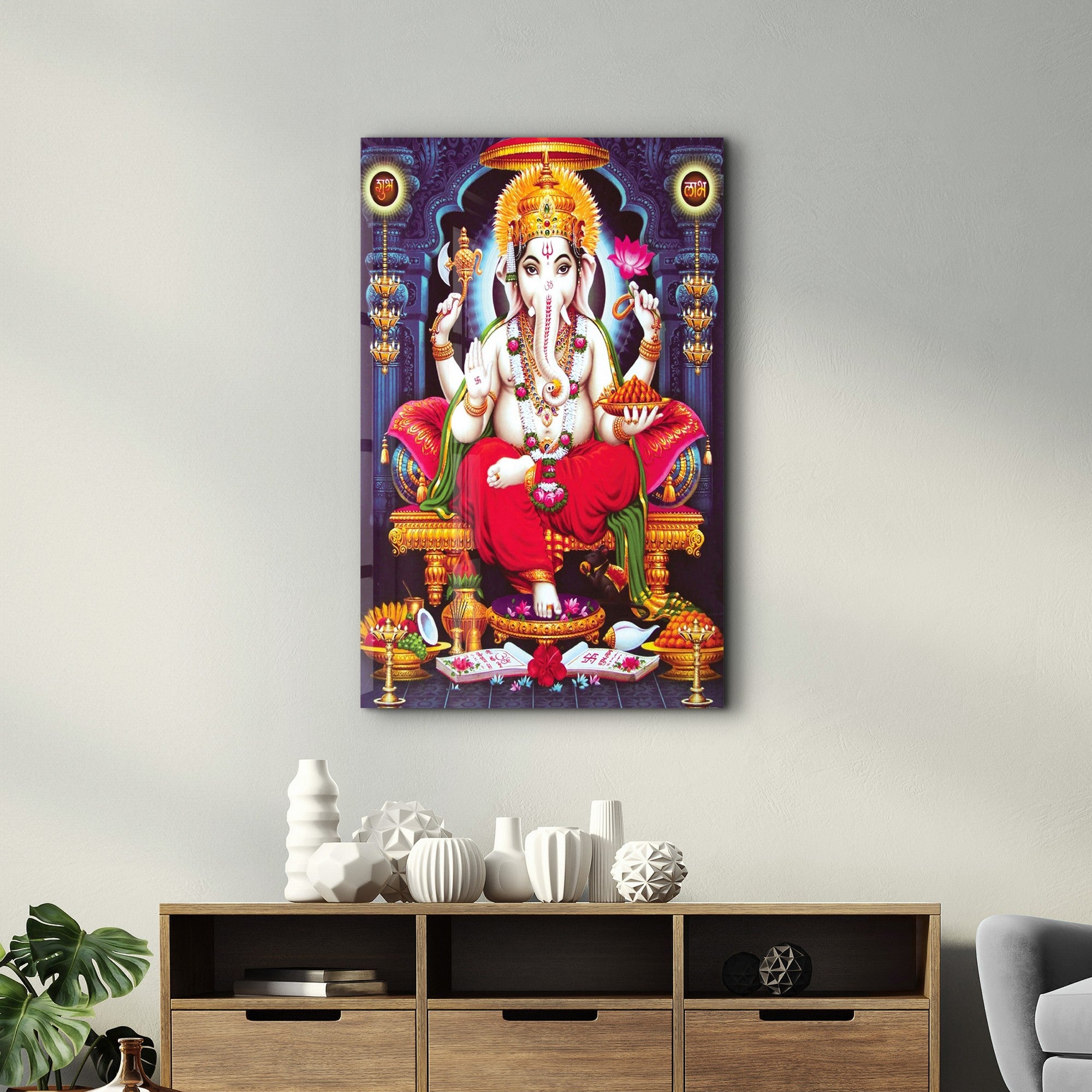 Quadro Decorativo em Vidro Temperado Multicolor 35x55cm - Impressão UV de Alta Qualidade