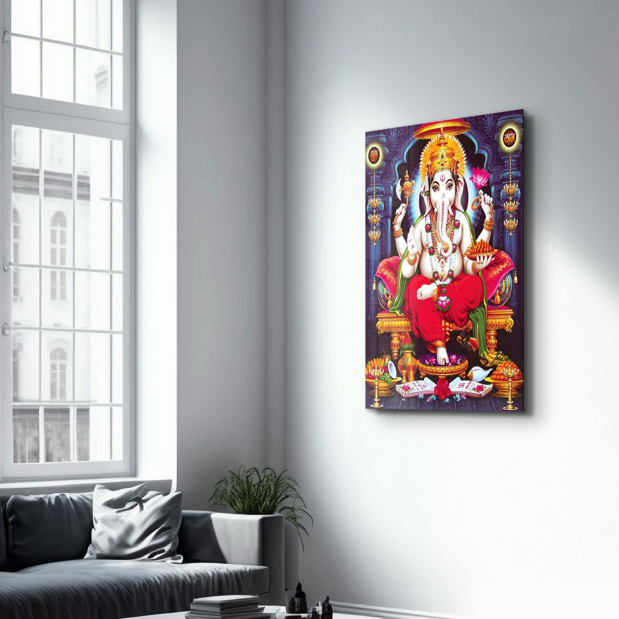 Quadro Decorativo em Vidro Temperado Multicolor 35x55cm - Impressão UV de Alta Qualidade