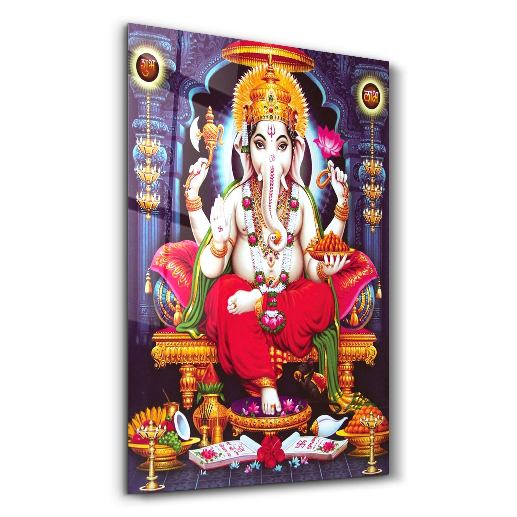 Quadro Decorativo em Vidro Temperado Multicolor 35x55cm - Impressão UV de Alta Qualidade