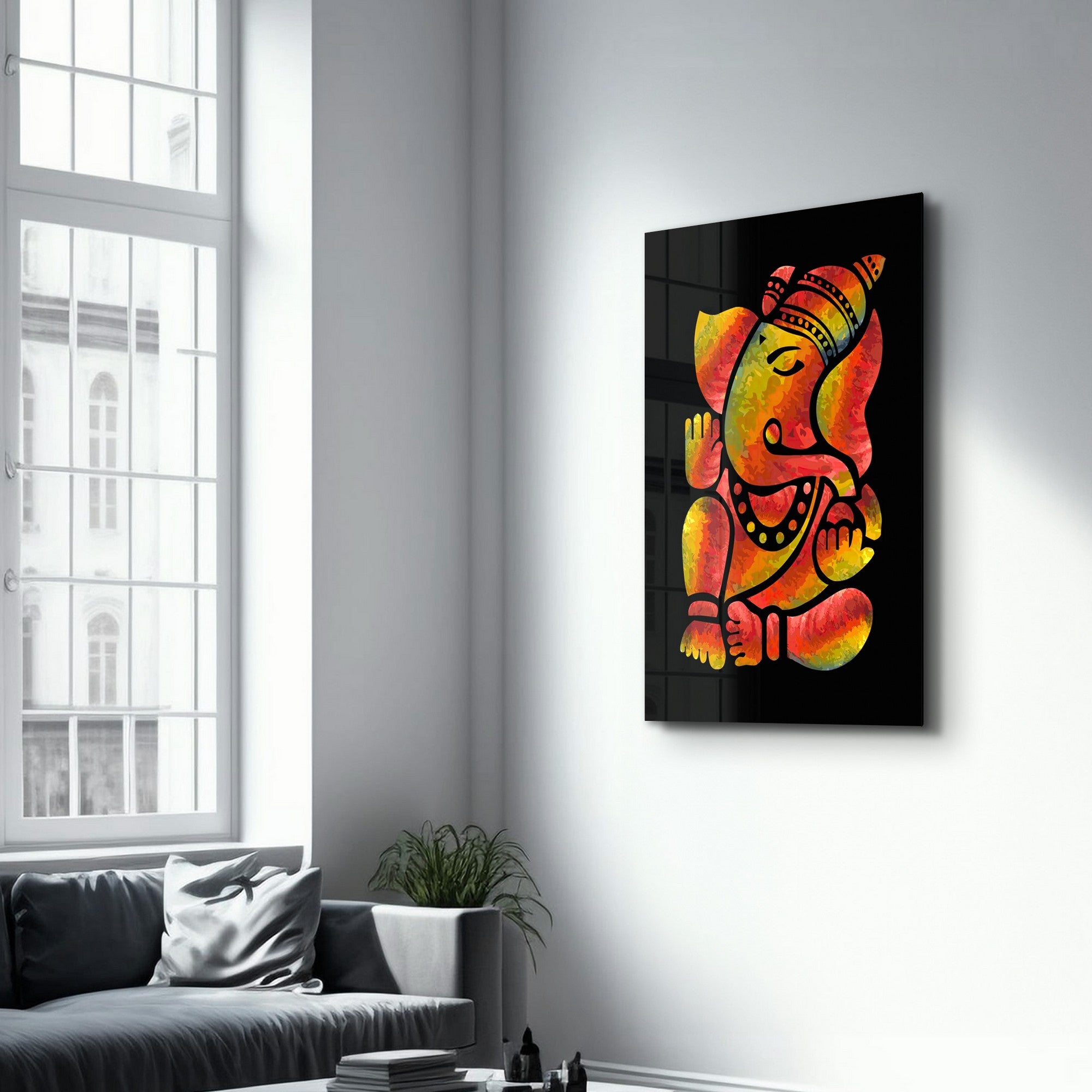 Quadro Decorativo em Vidro Temperado Multicolor 35x55cm - Impressão UV de Alta Qualidade
