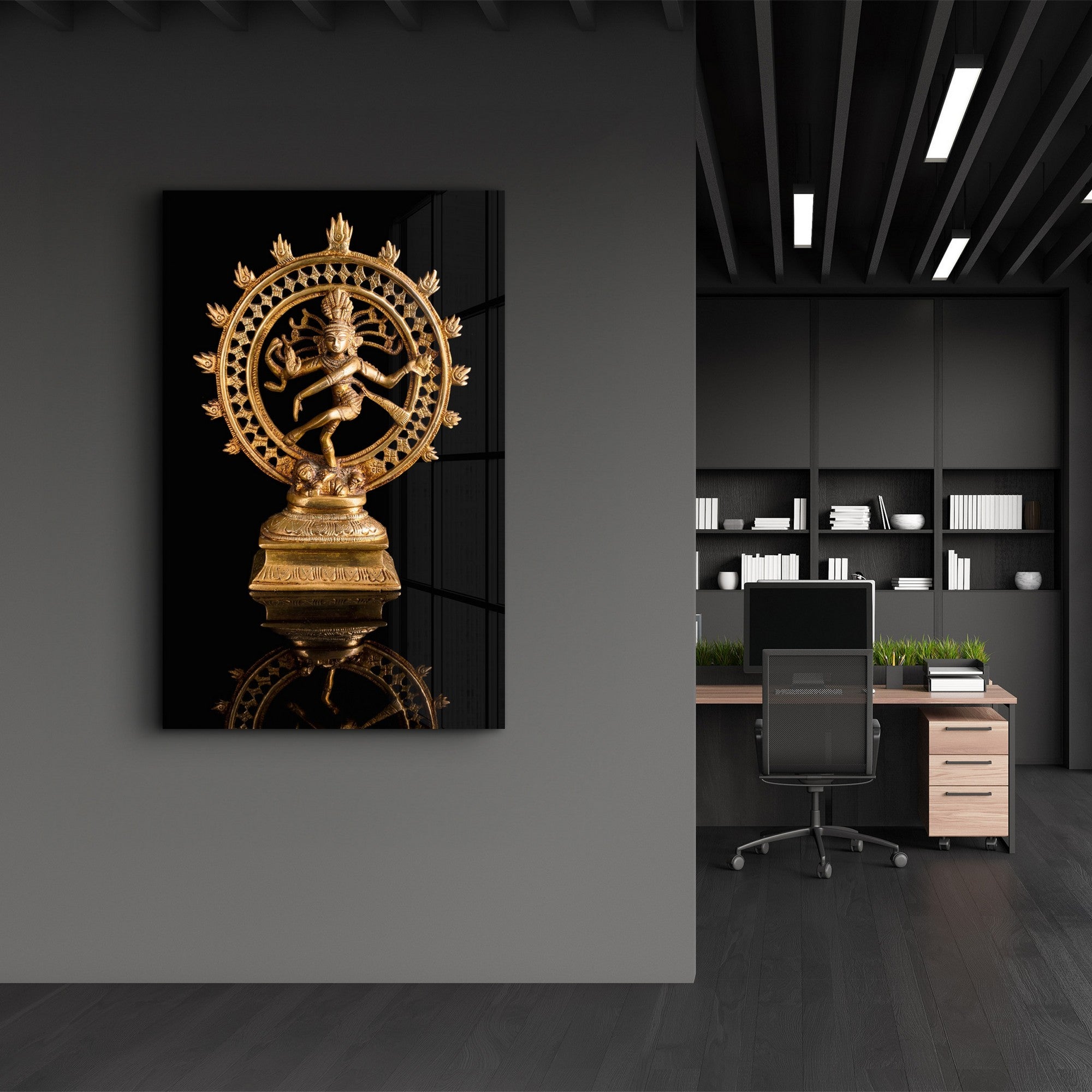 Quadro Decorativo em Vidro Temperado Multicolor 35x55cm - Impressão UV de Alta Qualidade