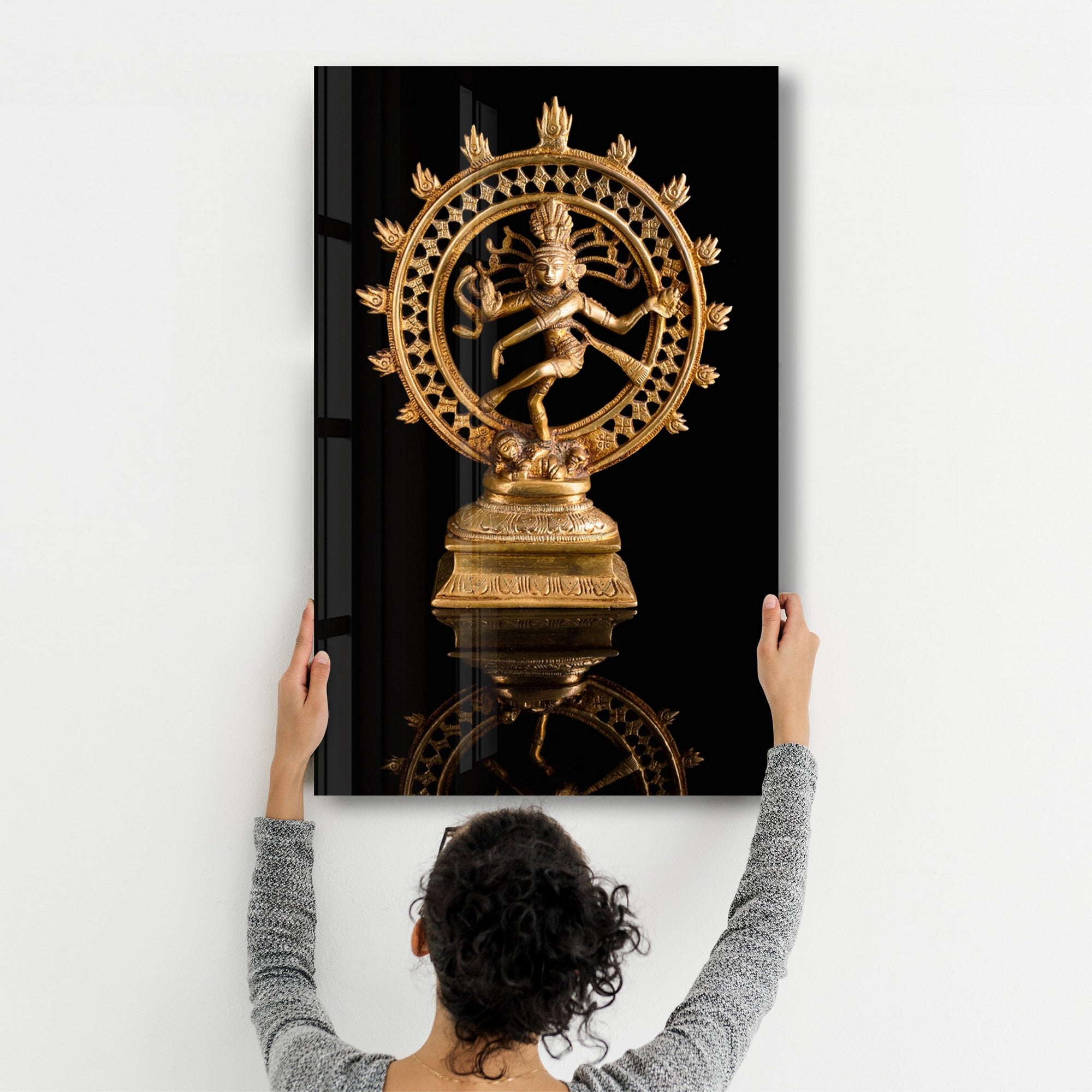 Quadro Decorativo em Vidro Temperado Multicolor 35x55cm - Impressão UV de Alta Qualidade