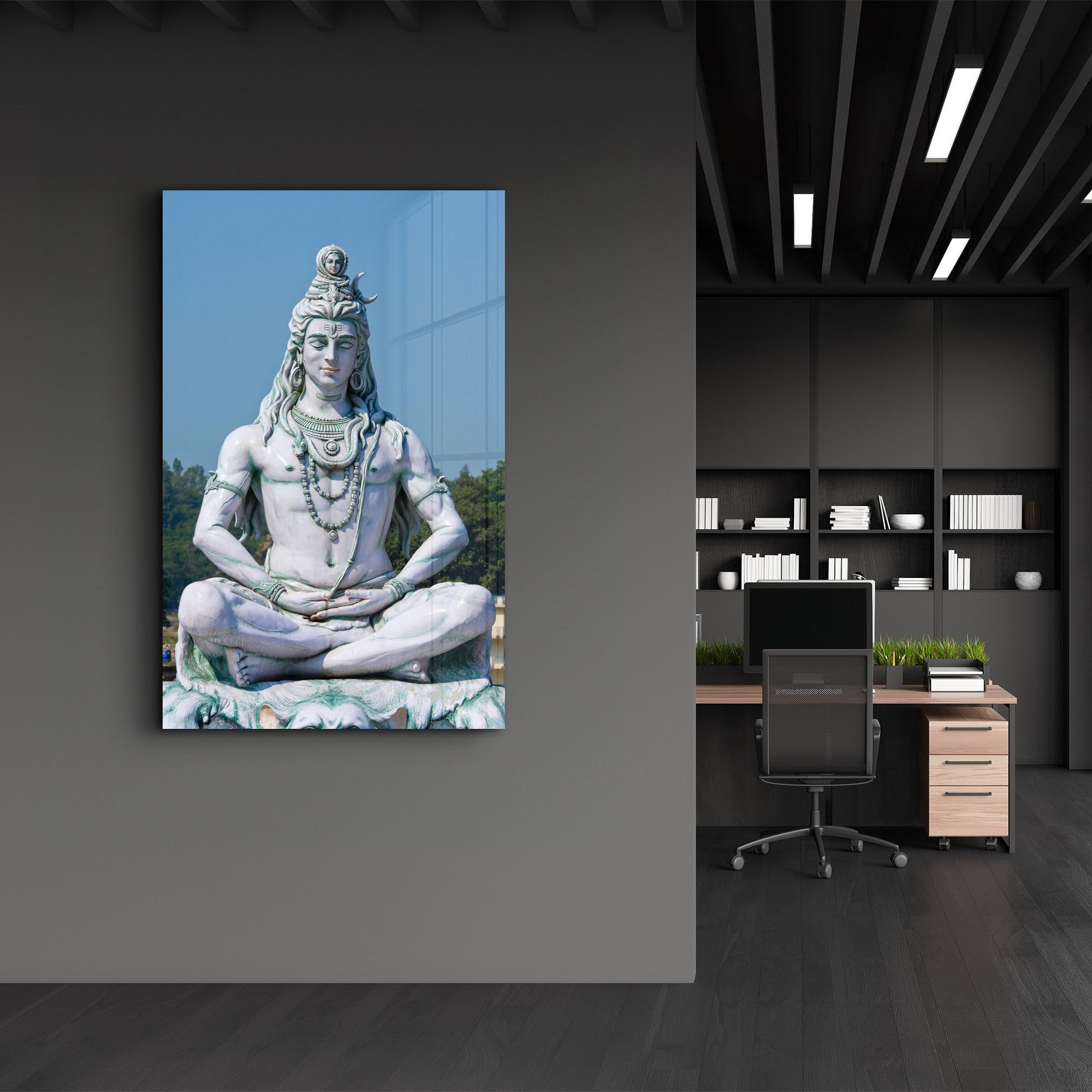 Quadro Decorativo em Vidro Temperado Multicolor 35x55cm - Impressão UV de Alta Qualidade