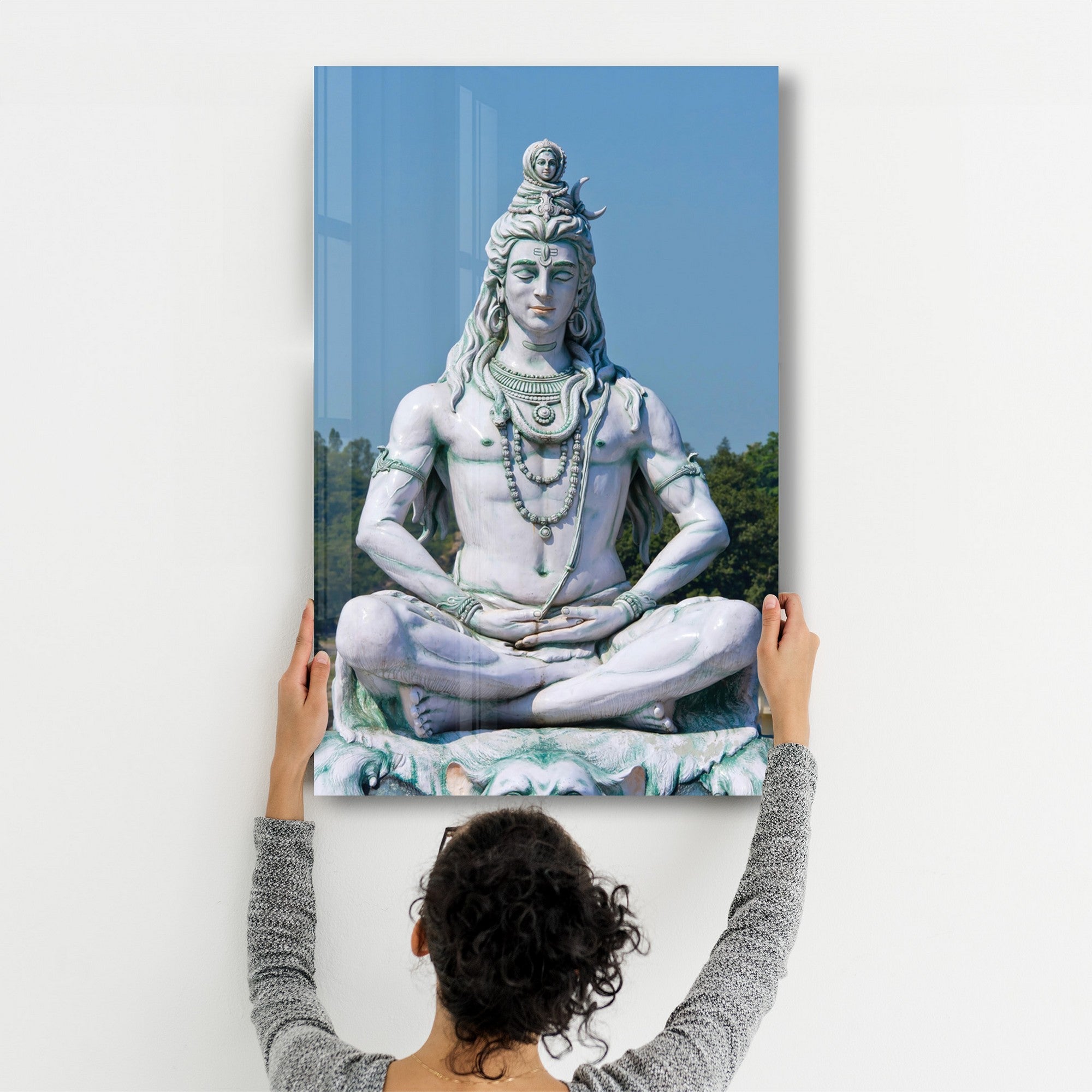 Quadro Decorativo em Vidro Temperado Multicolor 35x55cm - Impressão UV de Alta Qualidade