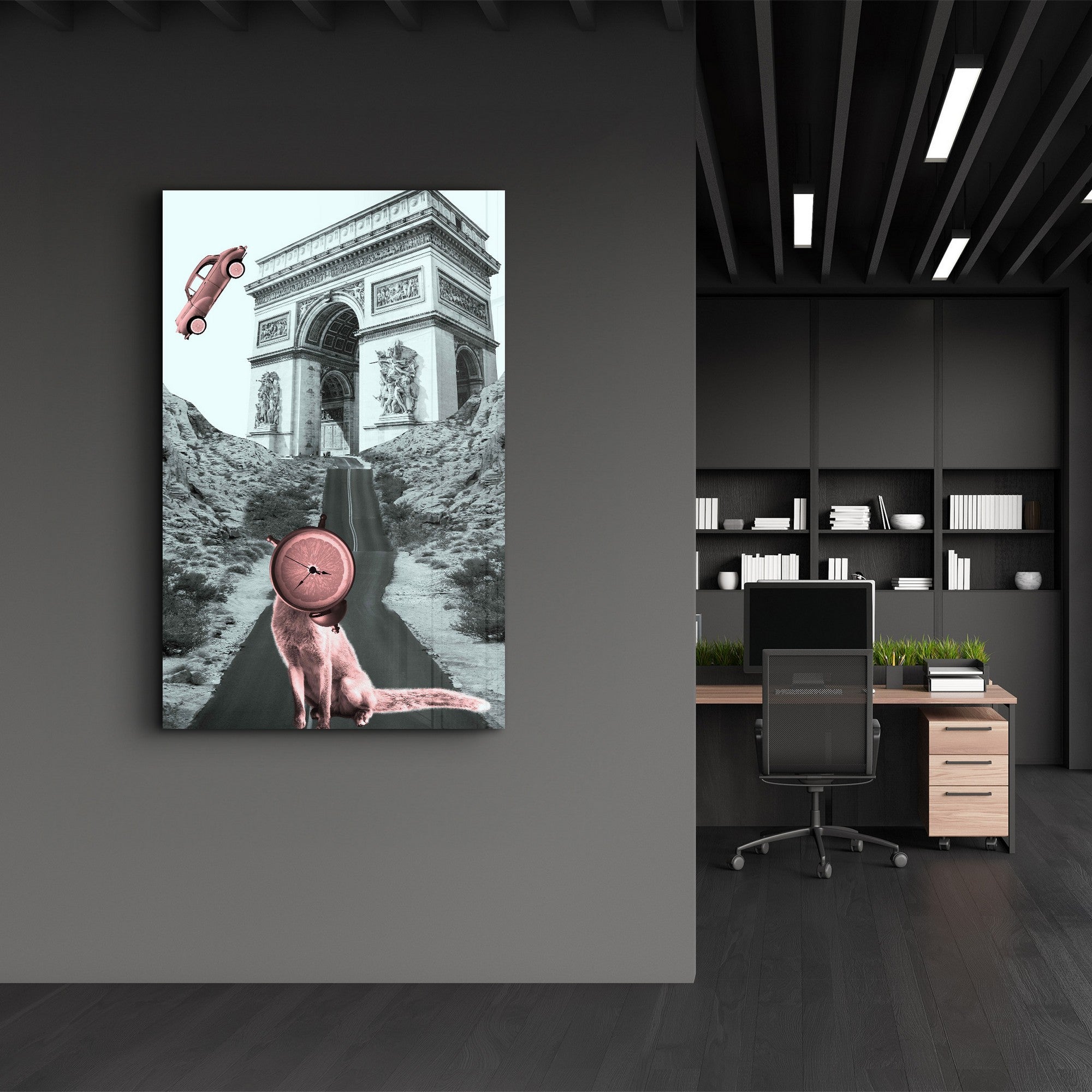 Quadro Decorativo em Vidro Temperado Multicolor 35x55cm - Impressão UV de Alta Qualidade