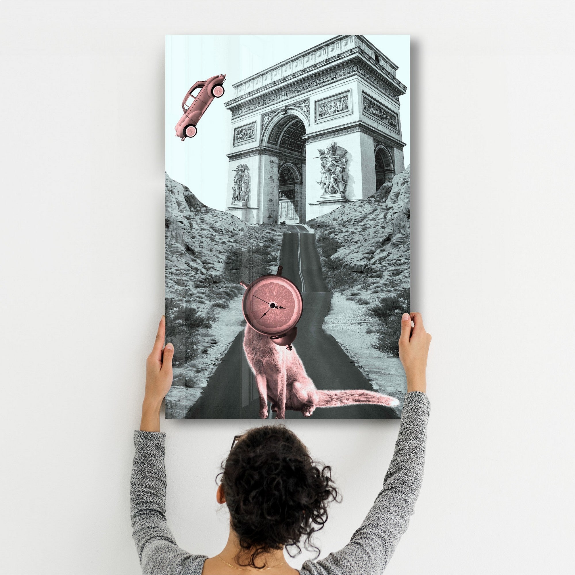 Quadro Decorativo em Vidro Temperado Multicolor 35x55cm - Impressão UV de Alta Qualidade