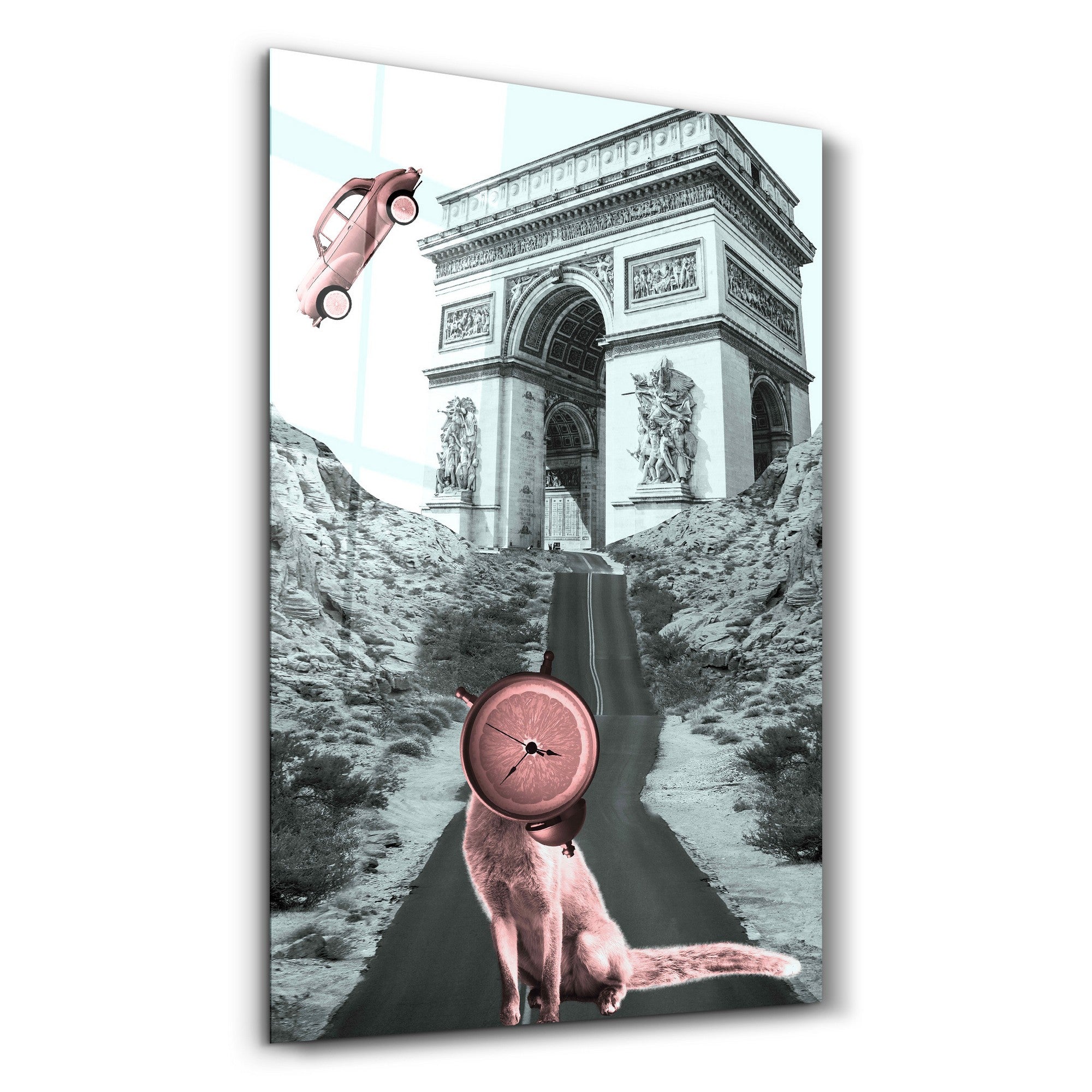 Quadro Decorativo em Vidro Temperado Multicolor 35x55cm - Impressão UV de Alta Qualidade