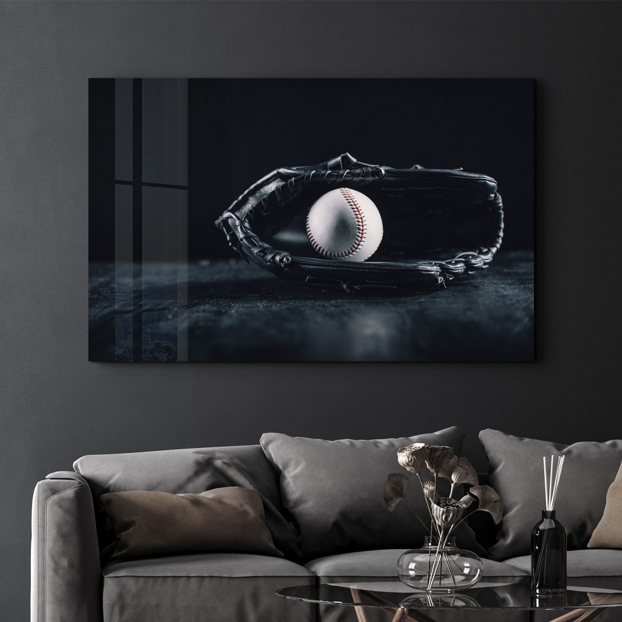 Quadro Decorativo em Vidro Temperado Multicolor 35x55cm - Impressão UV de Alta Qualidade