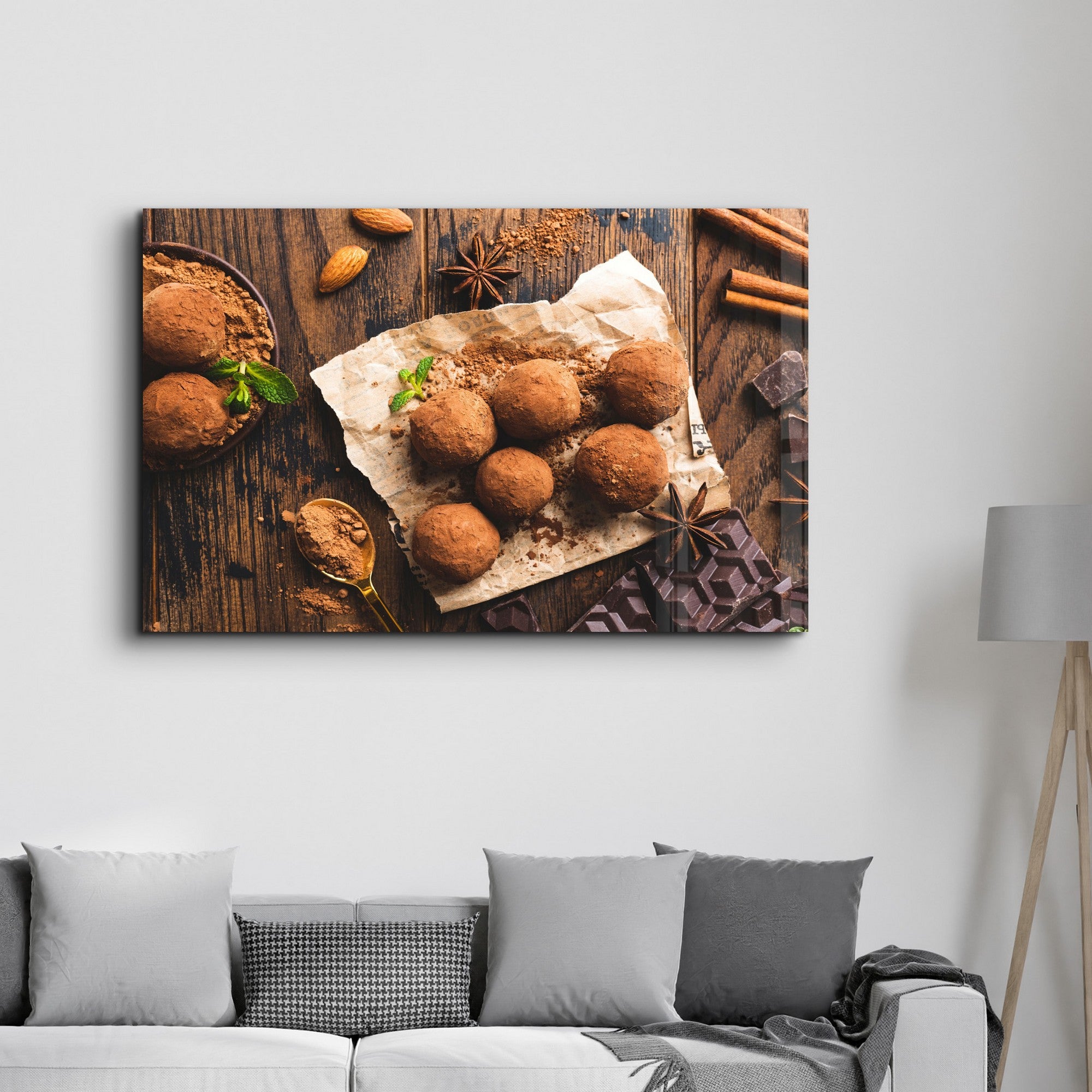 Quadro Decorativo em Vidro Temperado Multicolor 35x55cm - Impressão UV de Alta Qualidade