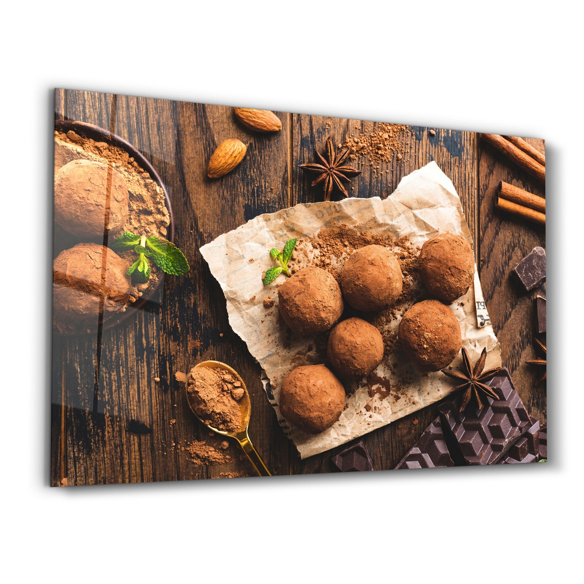 Quadro Decorativo em Vidro Temperado Multicolor 35x55cm - Impressão UV de Alta Qualidade